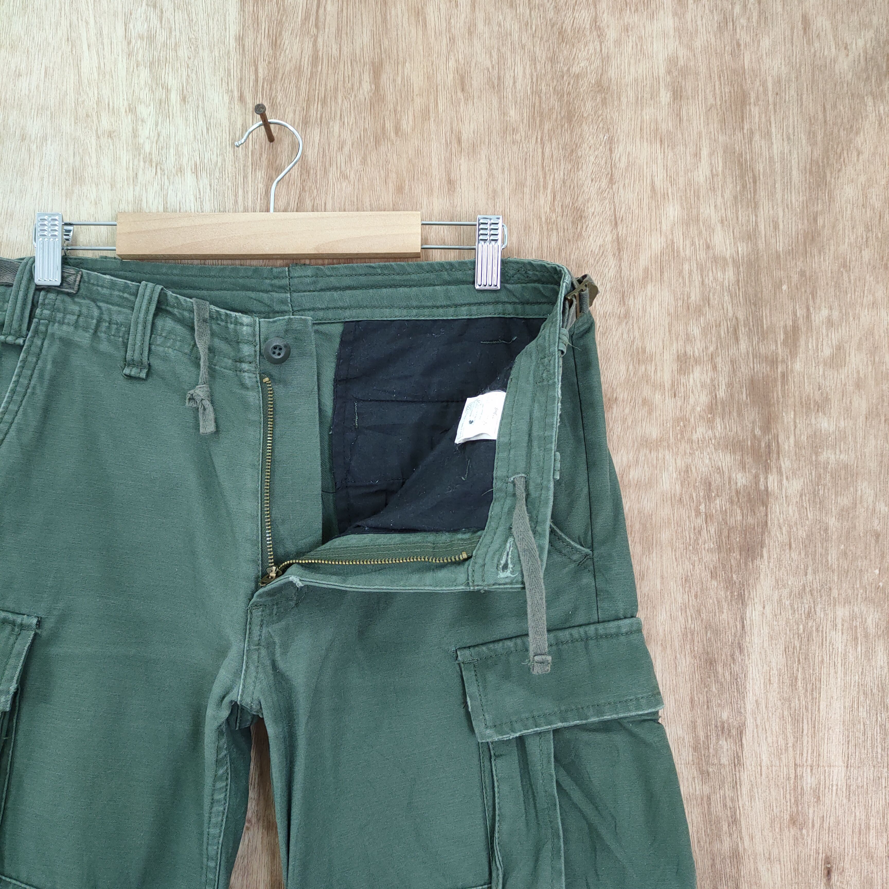 Japanese Brand VINTAGE JUNGLE STORM CARGO PANTS ZIPPER OPEN LEG Size US 30 / EU 46 - 10 Thumbnail