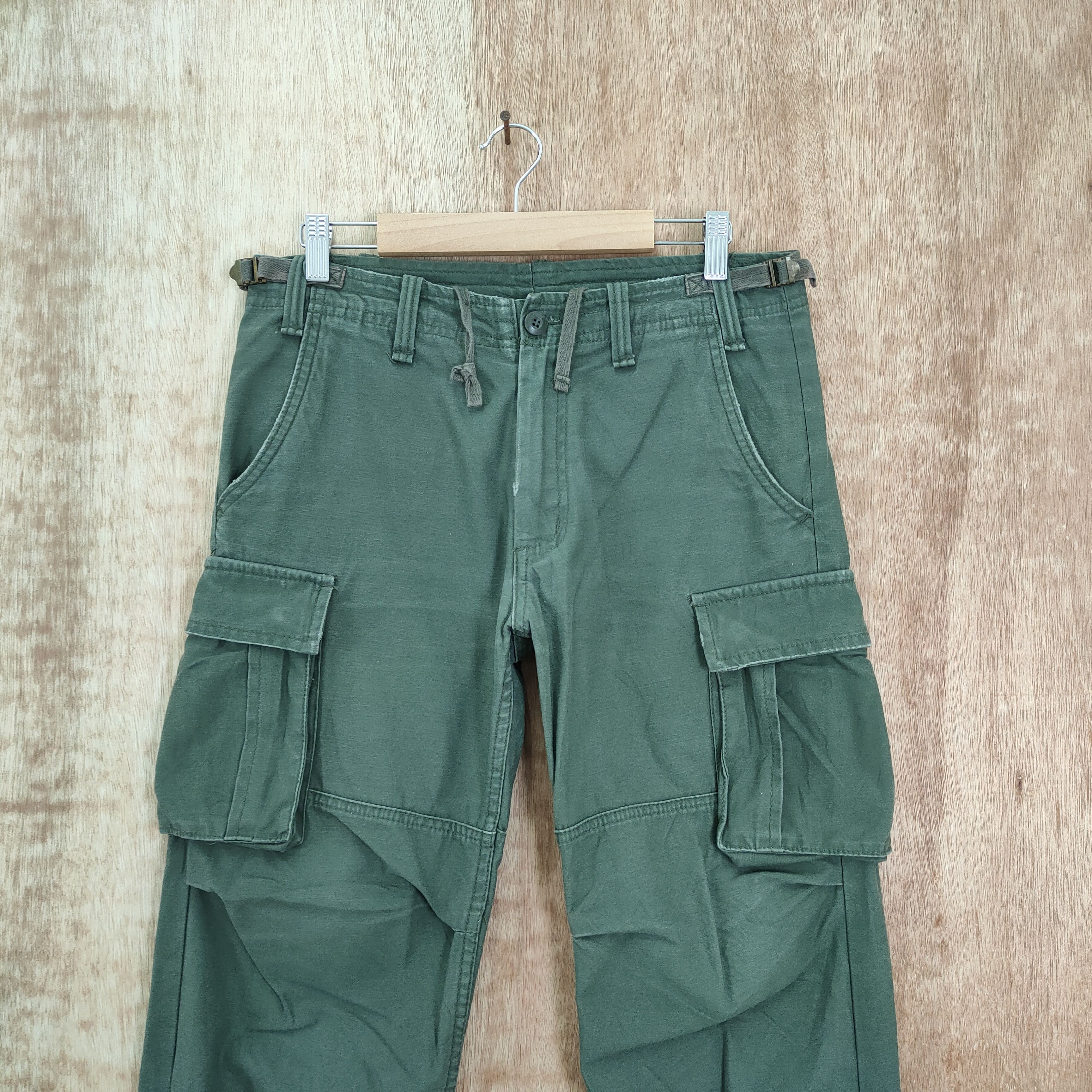 Japanese Brand VINTAGE JUNGLE STORM CARGO PANTS ZIPPER OPEN LEG Size US 30 / EU 46 - 2 Thumbnail