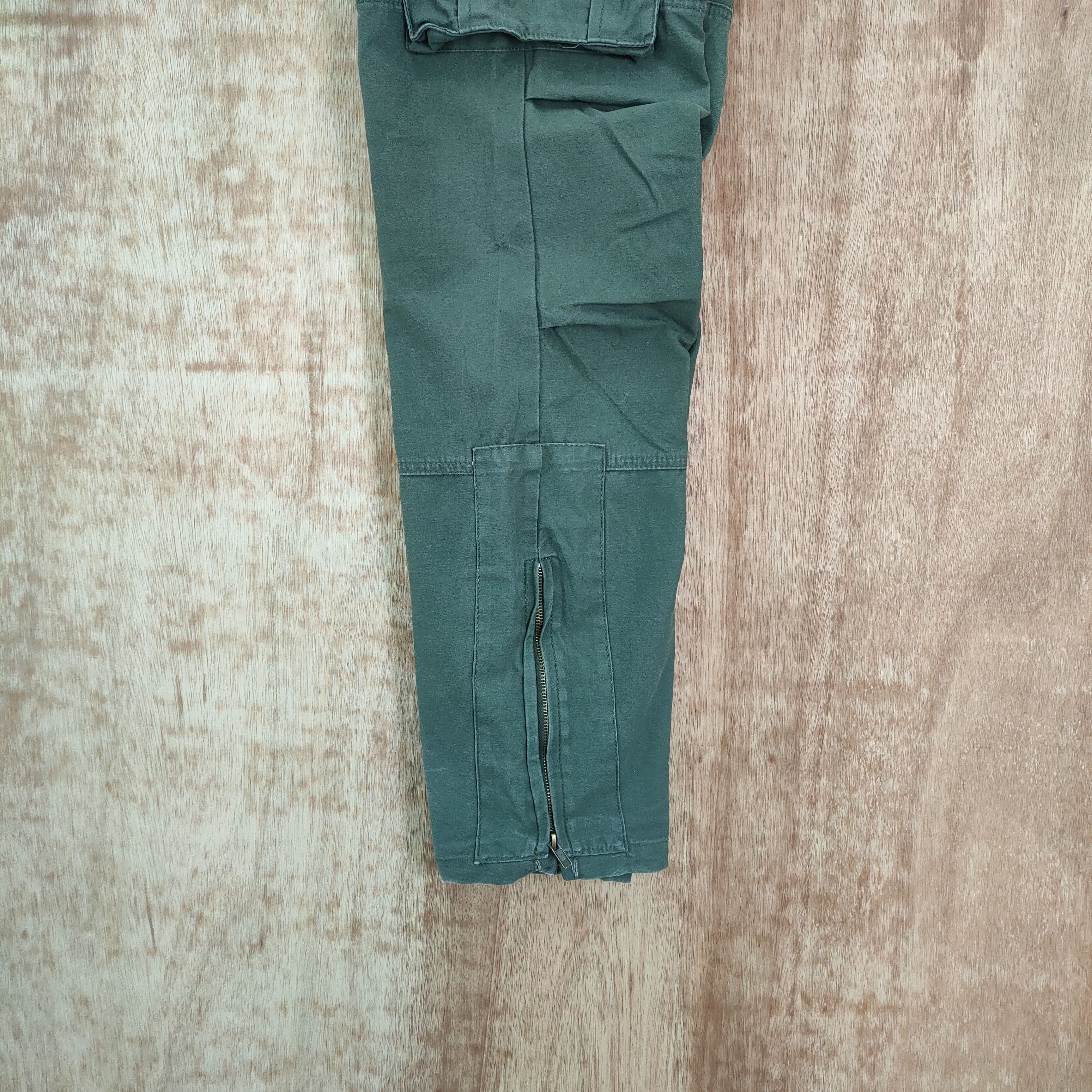 Japanese Brand VINTAGE JUNGLE STORM CARGO PANTS ZIPPER OPEN LEG Size US 30 / EU 46 - 9 Thumbnail