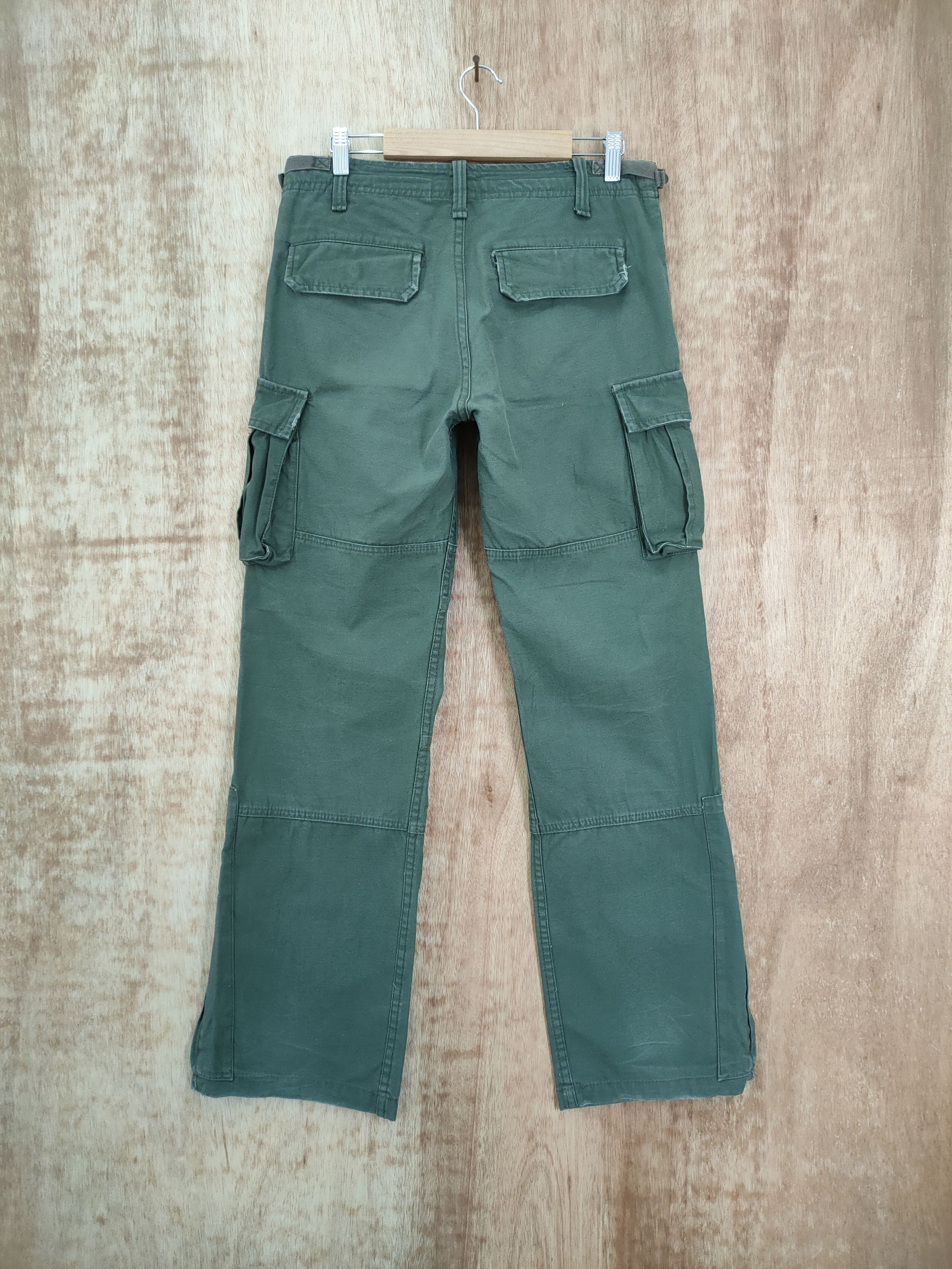 Japanese Brand VINTAGE JUNGLE STORM CARGO PANTS ZIPPER OPEN LEG Size US 30 / EU 46 - 4 Thumbnail