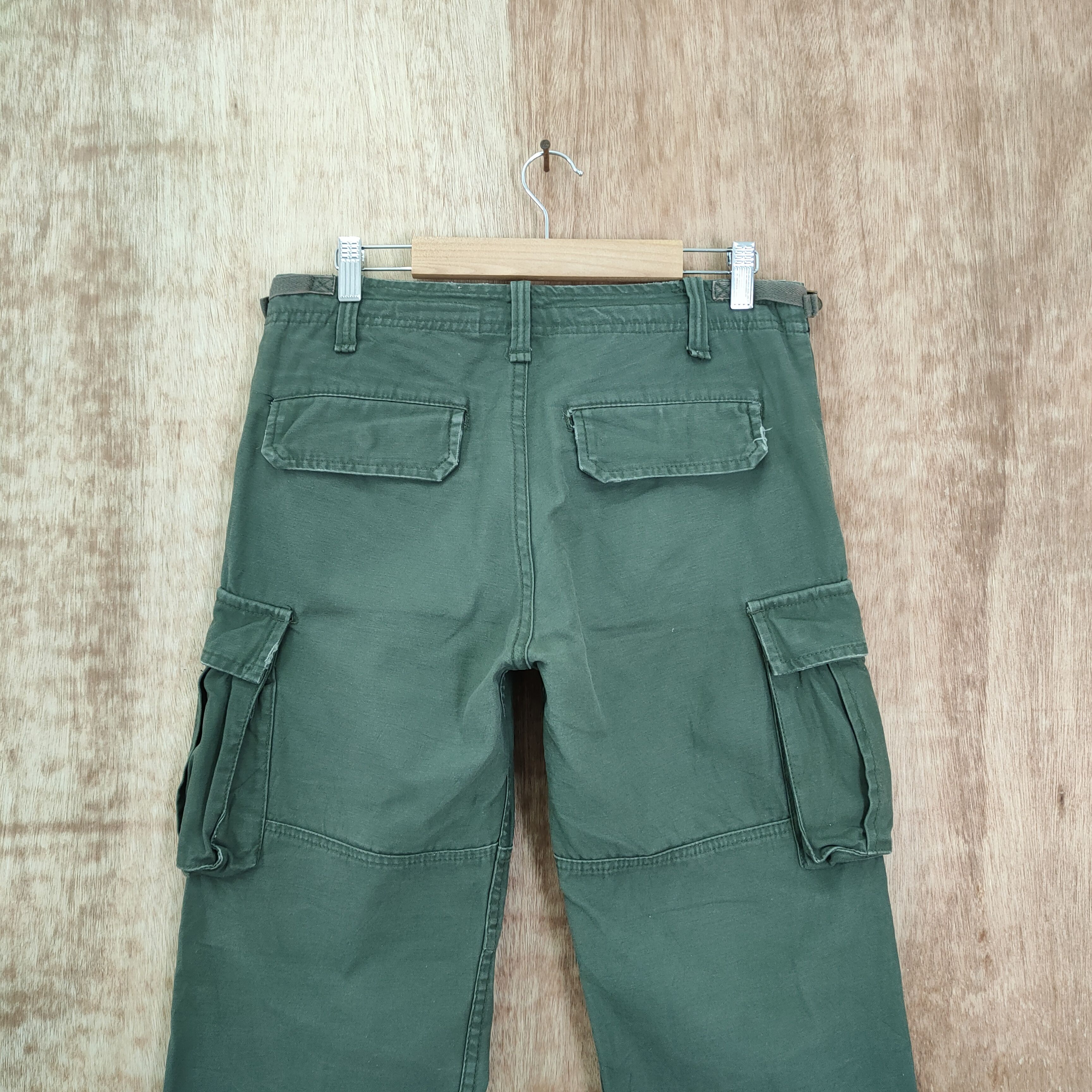 Japanese Brand VINTAGE JUNGLE STORM CARGO PANTS ZIPPER OPEN LEG Size US 30 / EU 46 - 5 Thumbnail