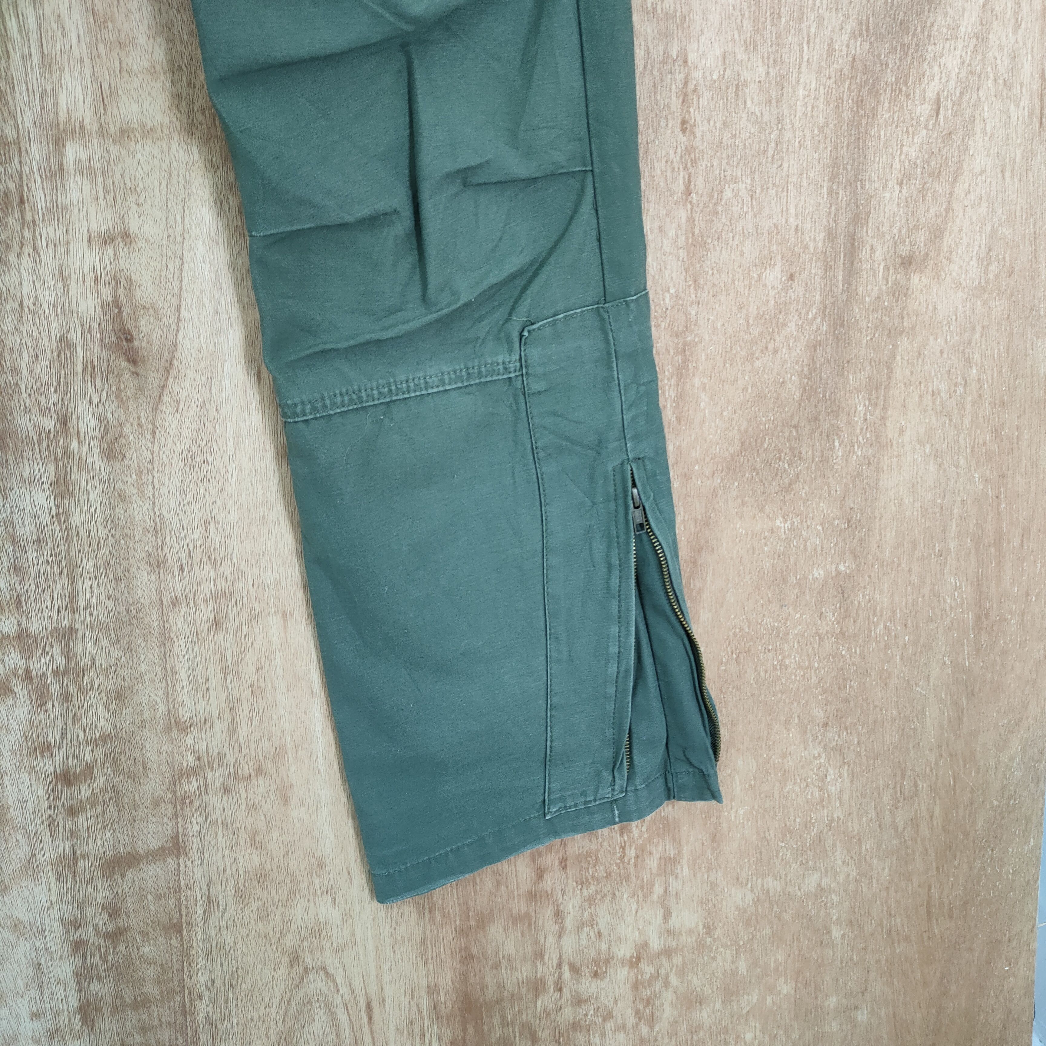 Japanese Brand VINTAGE JUNGLE STORM CARGO PANTS ZIPPER OPEN LEG Size US 30 / EU 46 - 12 Thumbnail