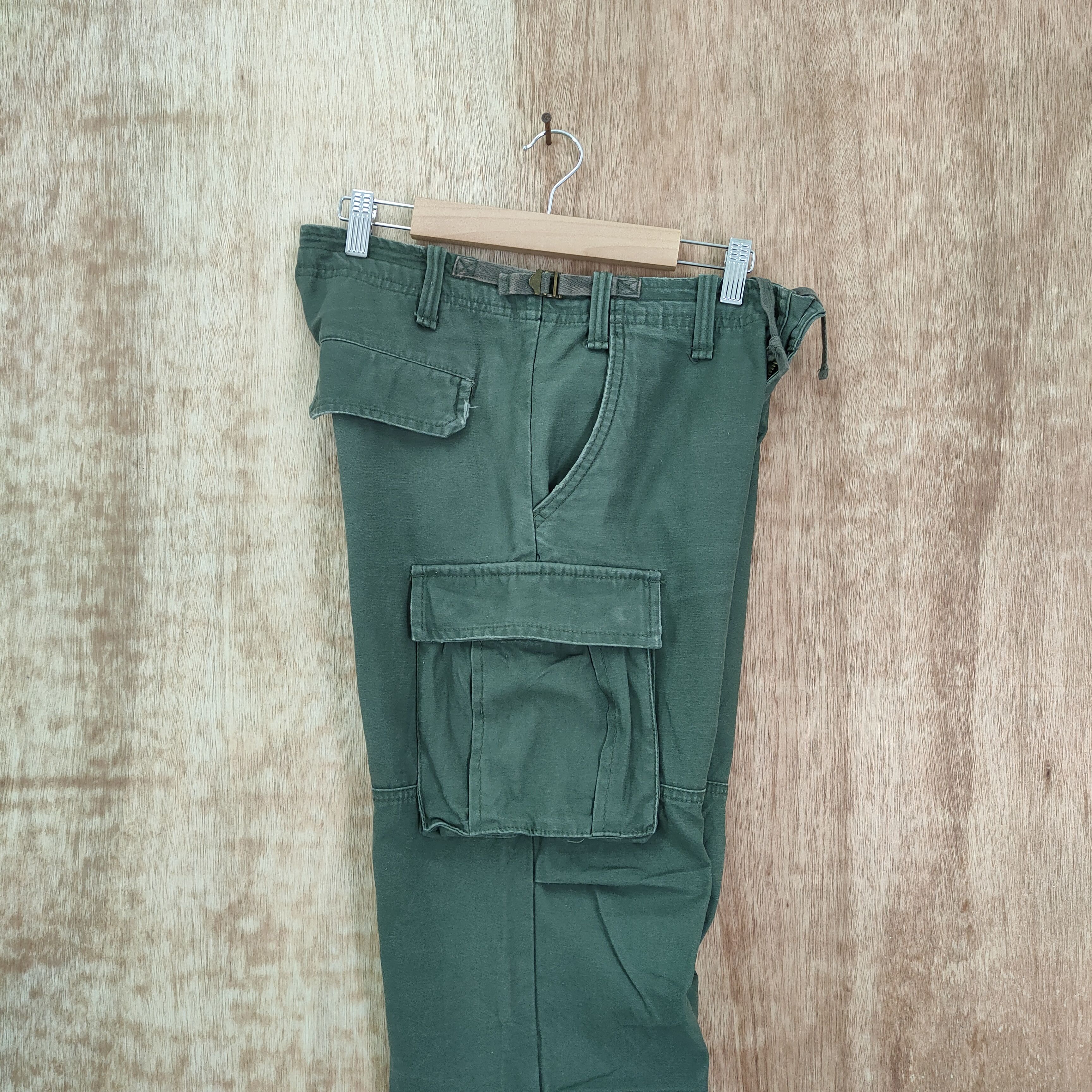 Japanese Brand VINTAGE JUNGLE STORM CARGO PANTS ZIPPER OPEN LEG Size US 30 / EU 46 - 8 Thumbnail