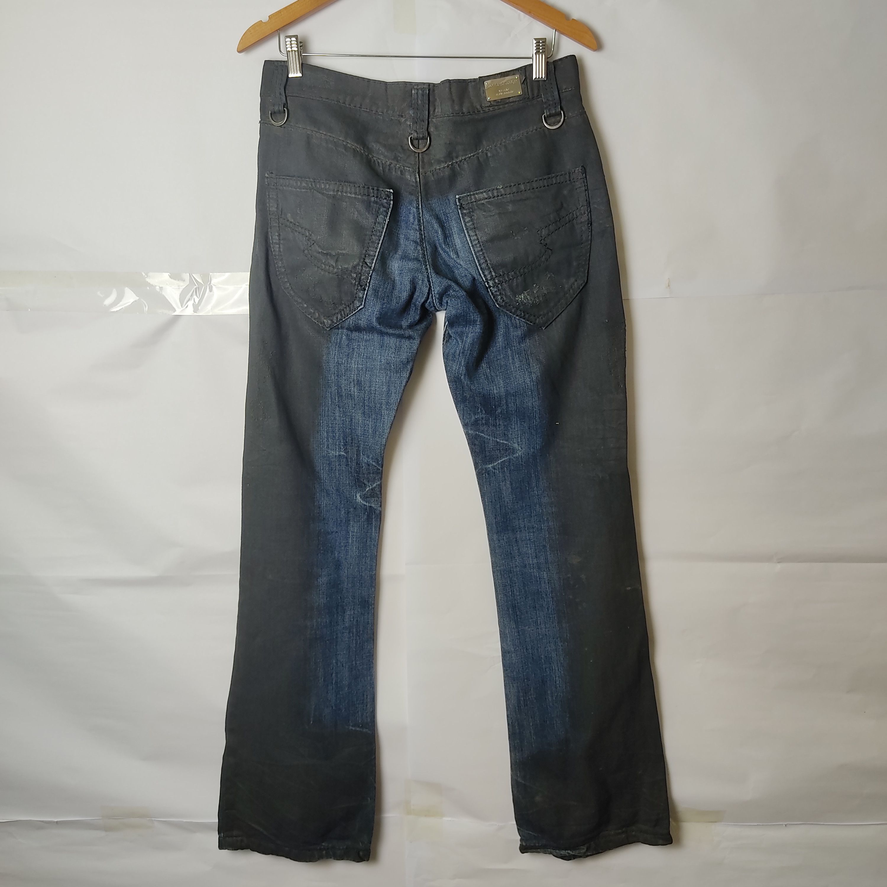 If Six Was Nine × Japanese Brand × semanticdesign Semantic Design two tone colours Denim Pants Size US 32 / EU 48 - 1 Thumbnail