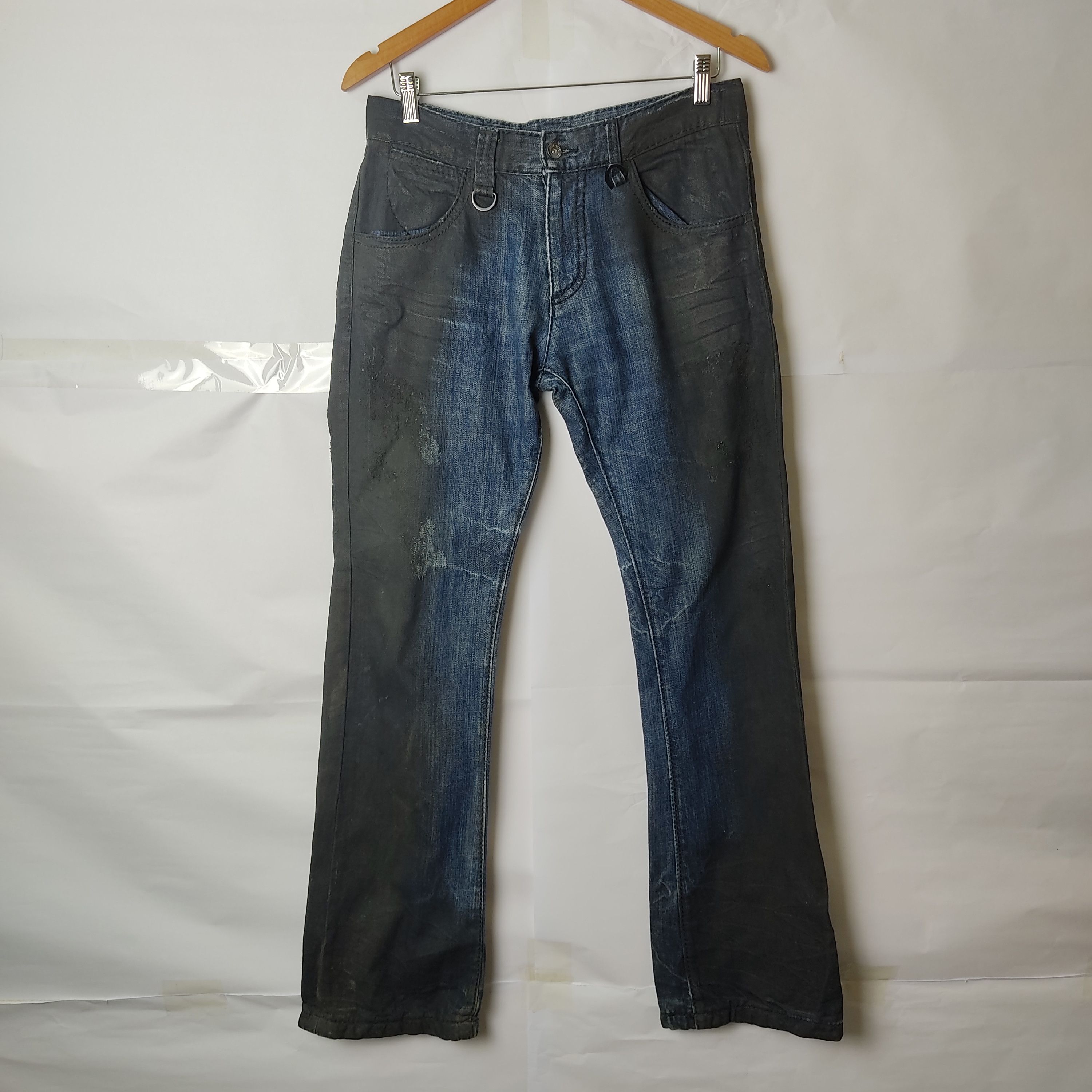 If Six Was Nine × Japanese Brand × semanticdesign Semantic Design two tone colours Denim Pants Size US 32 / EU 48 - 2 Thumbnail