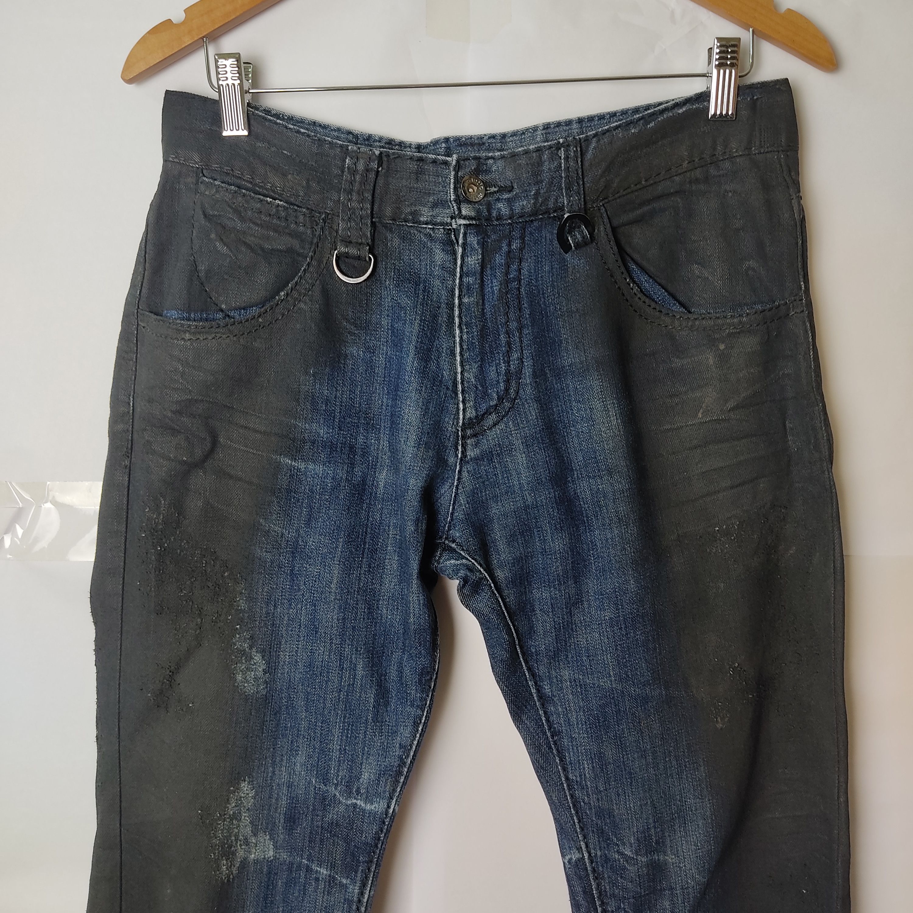 If Six Was Nine × Japanese Brand × semanticdesign Semantic Design two tone colours Denim Pants Size US 32 / EU 48 - 4 Thumbnail