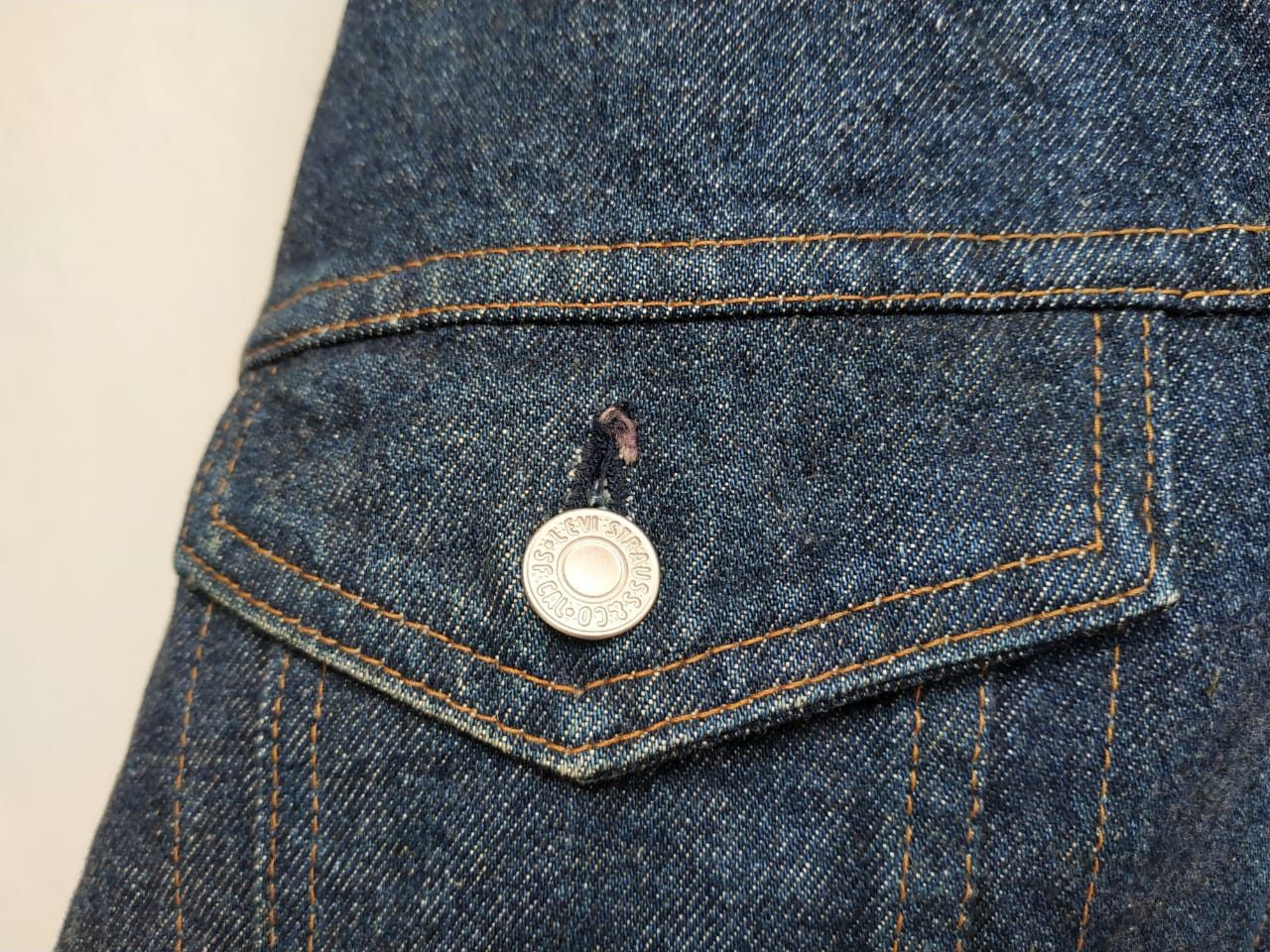 Levi's Fit M to L, 1987 Levis Orange Tab Blanket Lined Jacket Size US L / EU 52-54 / 3 - 11 Thumbnail