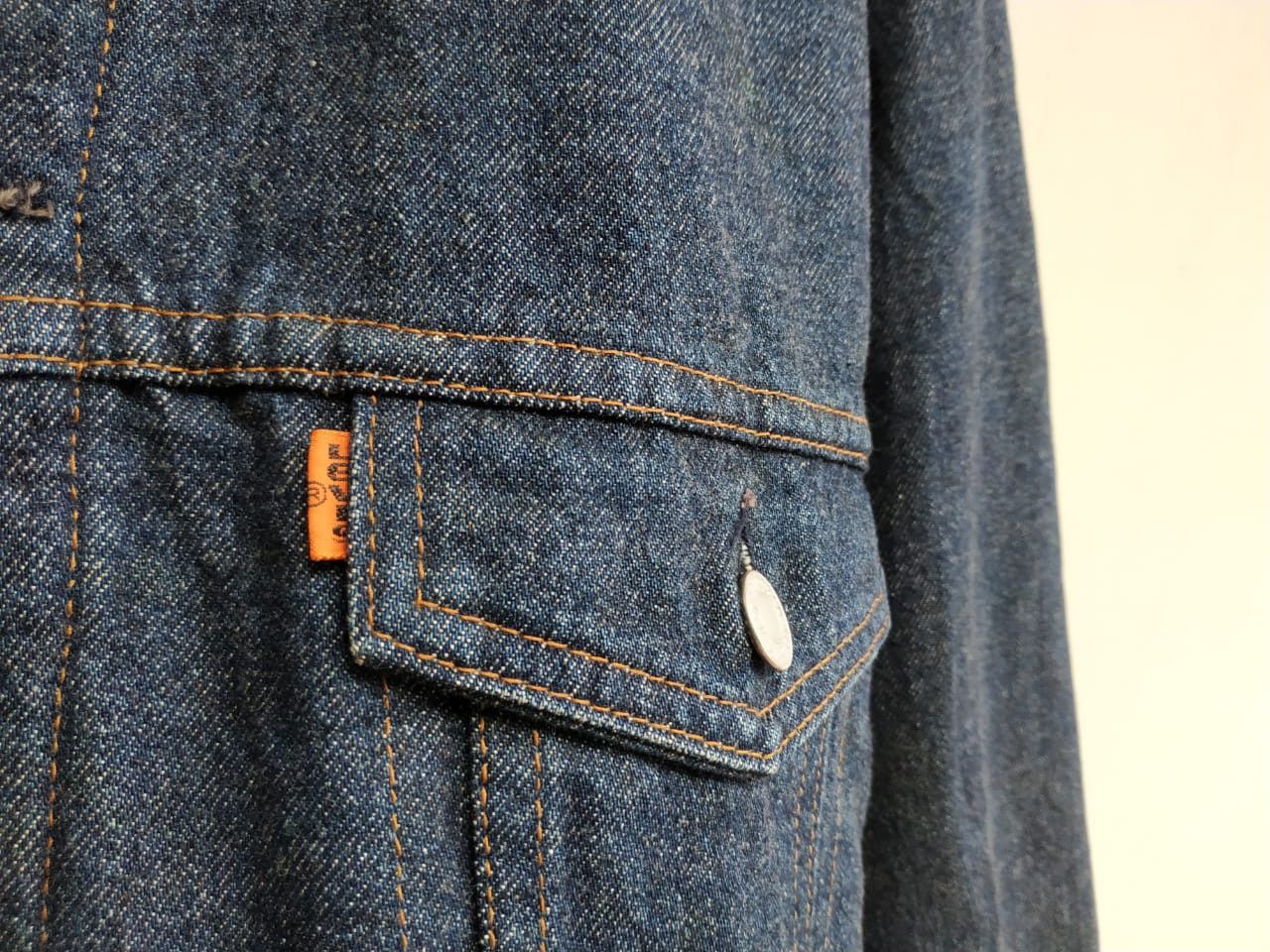 Levi's Fit M to L, 1987 Levis Orange Tab Blanket Lined Jacket Size US L / EU 52-54 / 3 - 9 Thumbnail