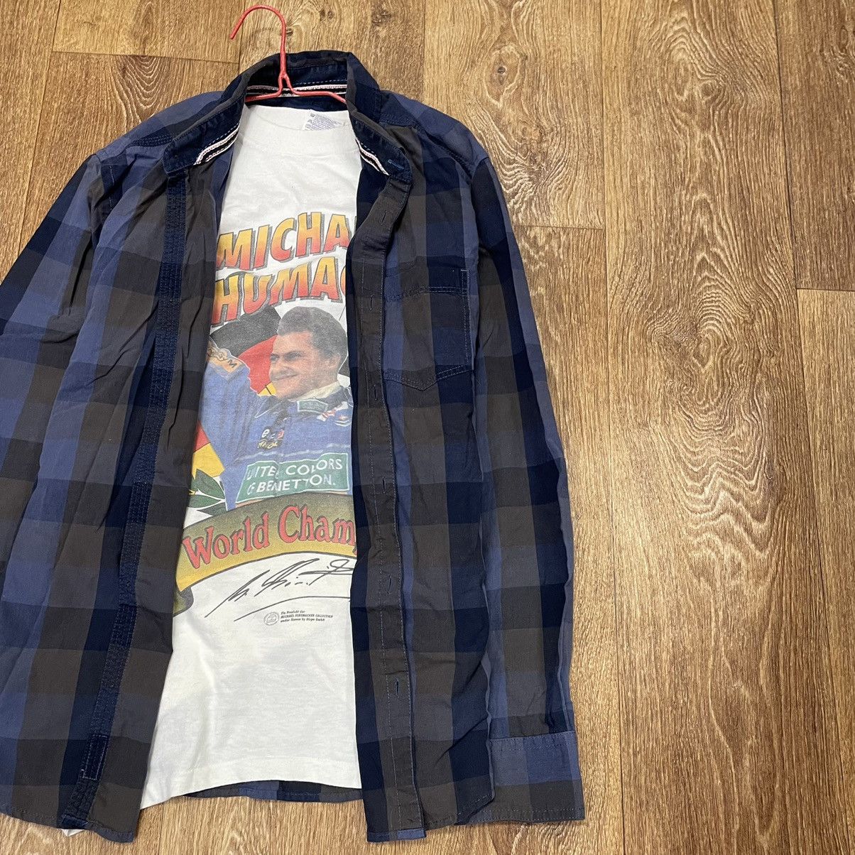 Flannel Vintage Flannel Shirt Checkered Shirt Travis Scott Style Y2K Size US L / EU 52-54 / 3 - 3 Thumbnail