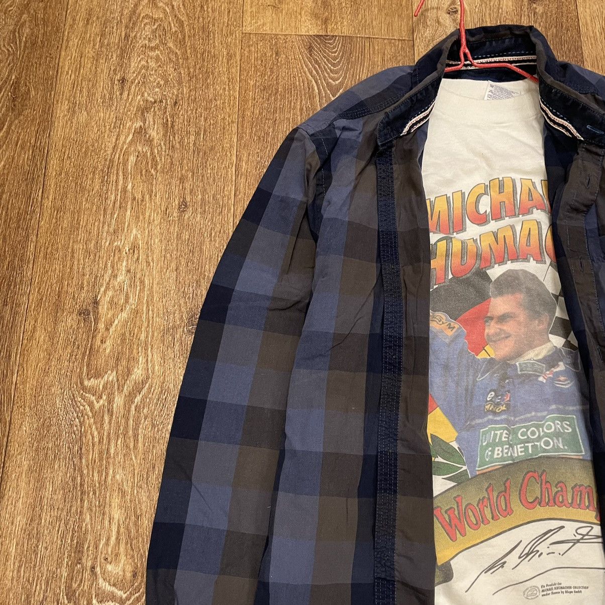 Flannel Vintage Flannel Shirt Checkered Shirt Travis Scott Style Y2K Size US L / EU 52-54 / 3 - 5 Thumbnail