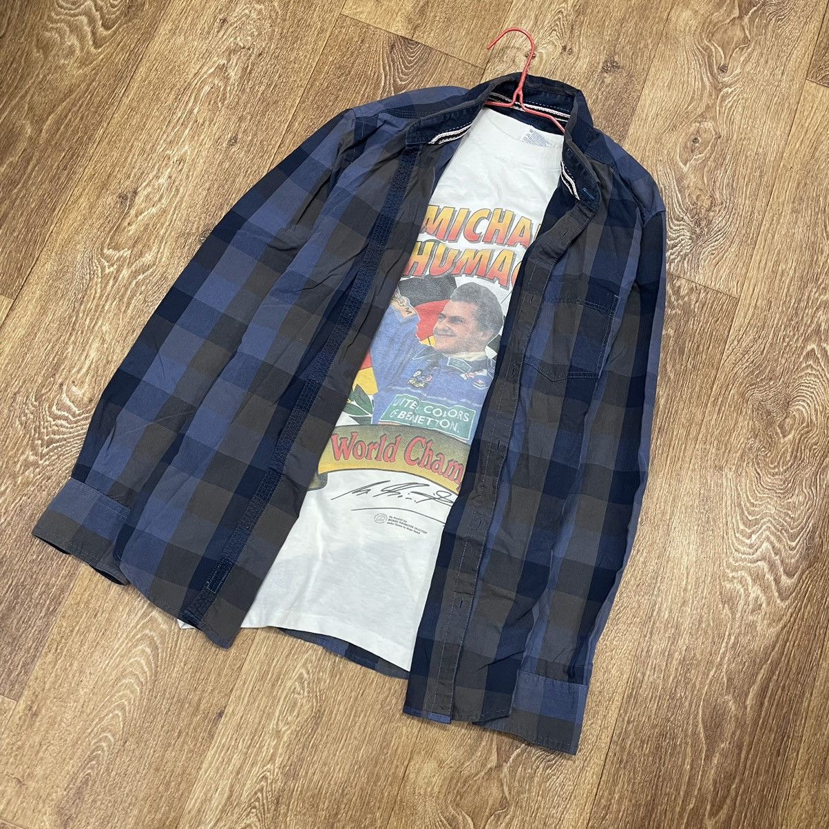 Flannel Vintage Flannel Shirt Checkered Shirt Travis Scott Style Y2K Size US L / EU 52-54 / 3 - 2 Thumbnail