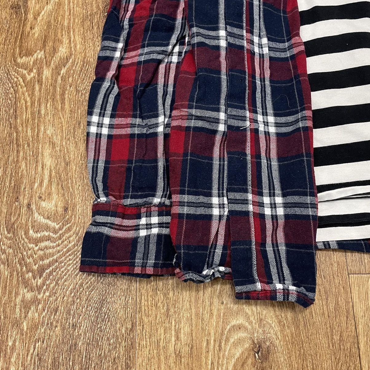 Vintage Vintage Y2K Plaid Shirt Striped Graphic Grunge Skate Baggy M Size US M / EU 48-50 / 2 - 3 Thumbnail