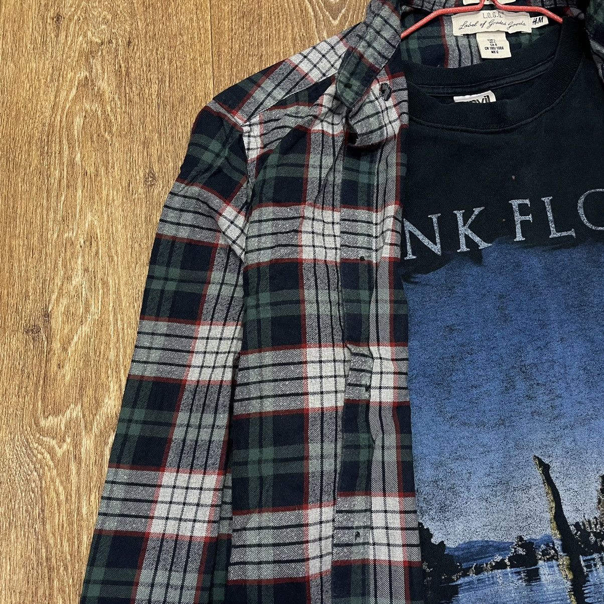 Vintage Vintage Y2K Plaid Shirt Oversized Graphic Streetwear Grunge Size US L / EU 52-54 / 3 - 5 Thumbnail