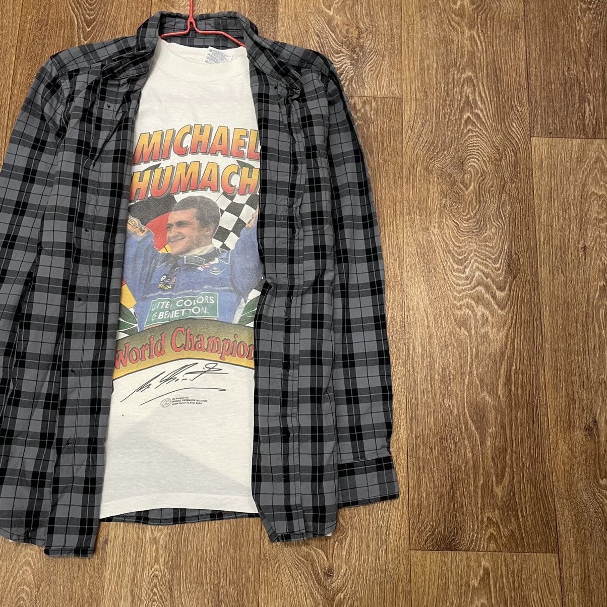 Vintage Vintage 90s Plaid Flannel Shirt Oversized Grunge Y2K Logo L Size US L / EU 52-54 / 3 - 2 Thumbnail