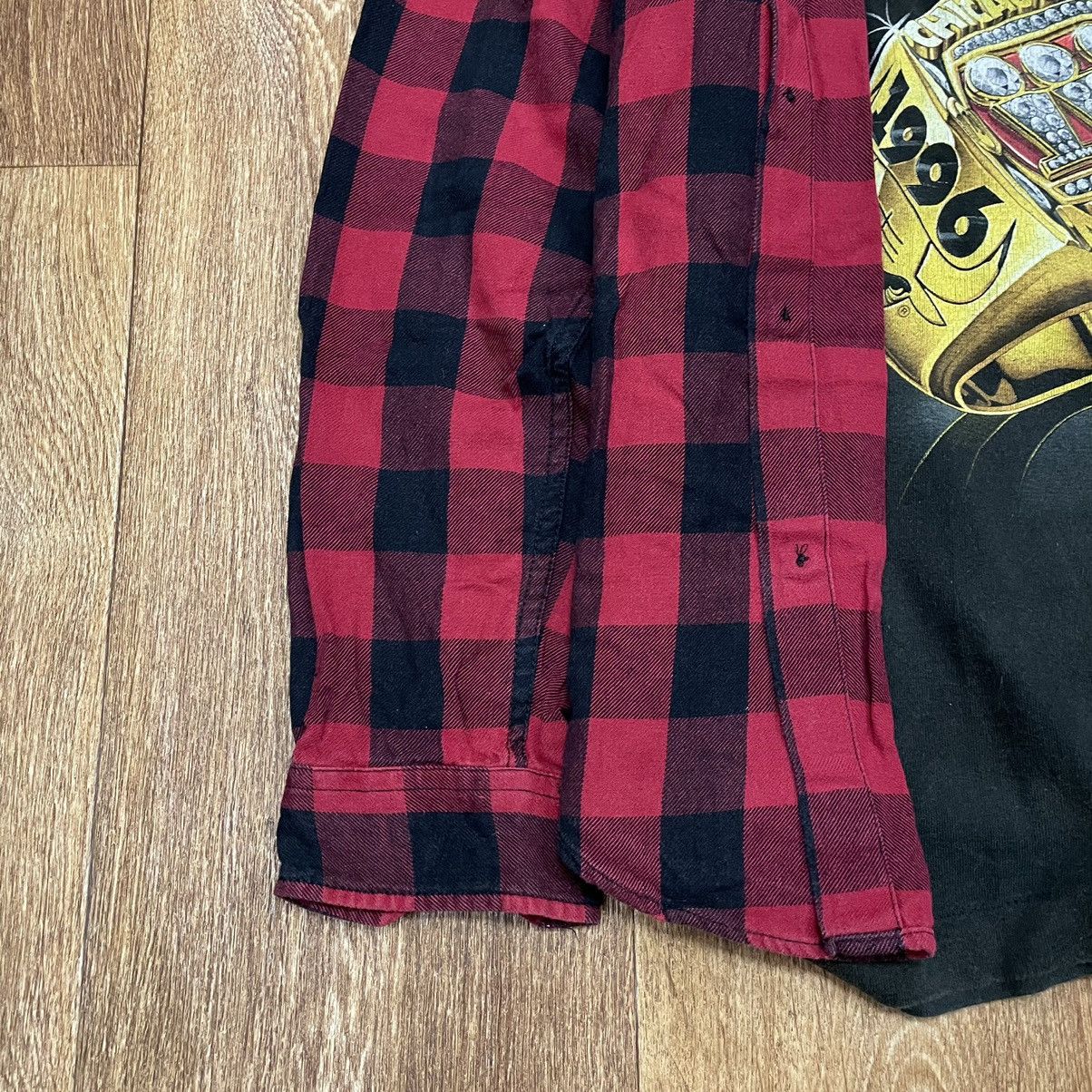 Vintage Vintage Y2K Red Black Checkered Shirt Grunge Streetwear S Size US S / EU 44-46 / 1 - 3 Thumbnail