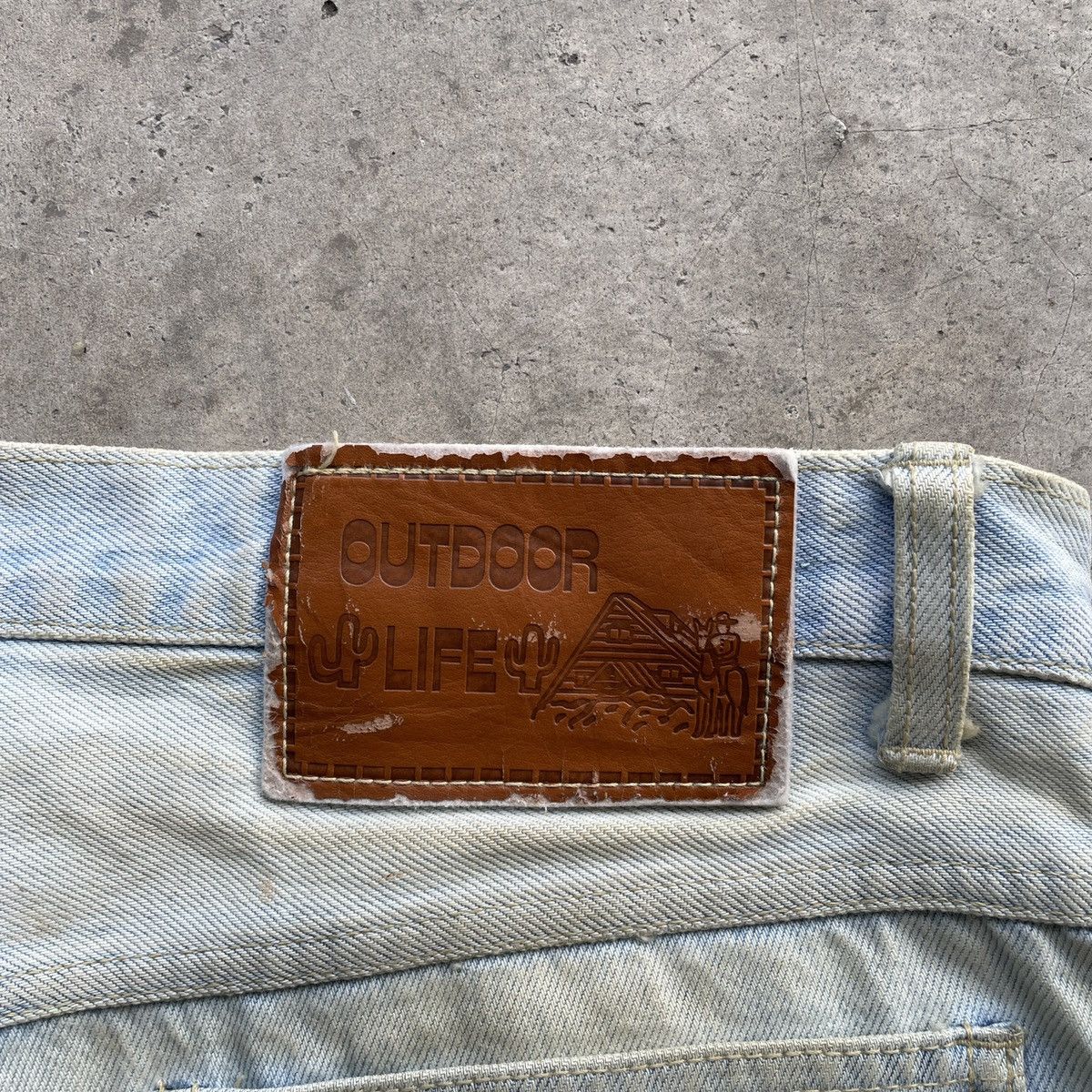 Vintage Vintage Outdoor Life Faded Rusty Jeans Denim Pants W32x26 Size US 32 / EU 48 - 6 Thumbnail