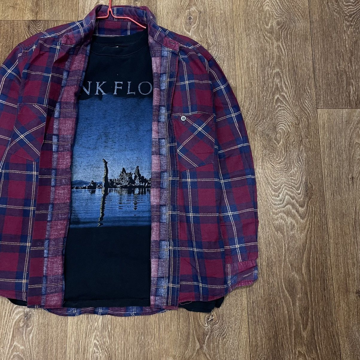 Flannel Vintage 90s Plaid Flannel Travis Scott Shirt Checkered Size US M / EU 48-50 / 2 - 4 Thumbnail