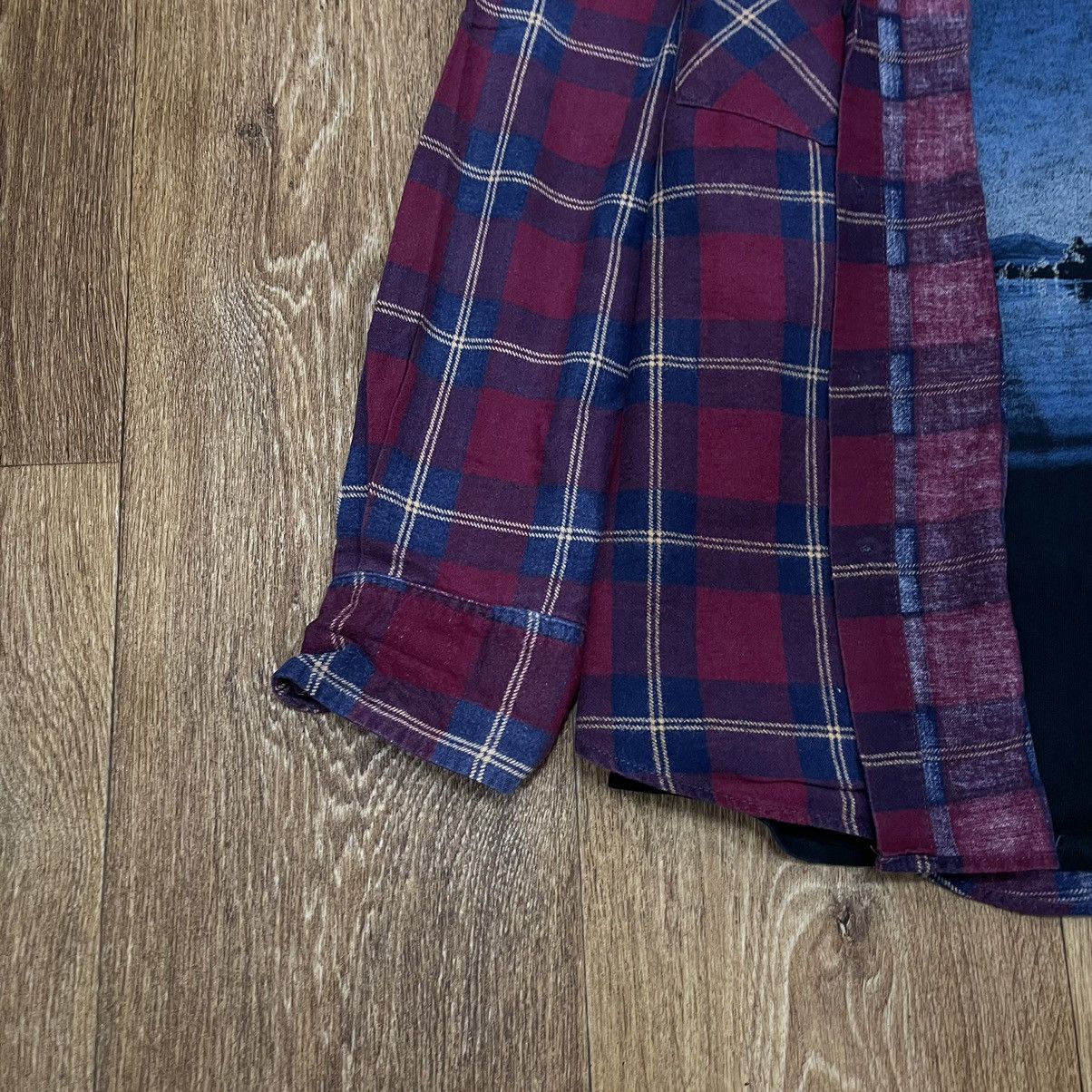 Flannel Vintage 90s Plaid Flannel Travis Scott Shirt Checkered Size US M / EU 48-50 / 2 - 5 Thumbnail