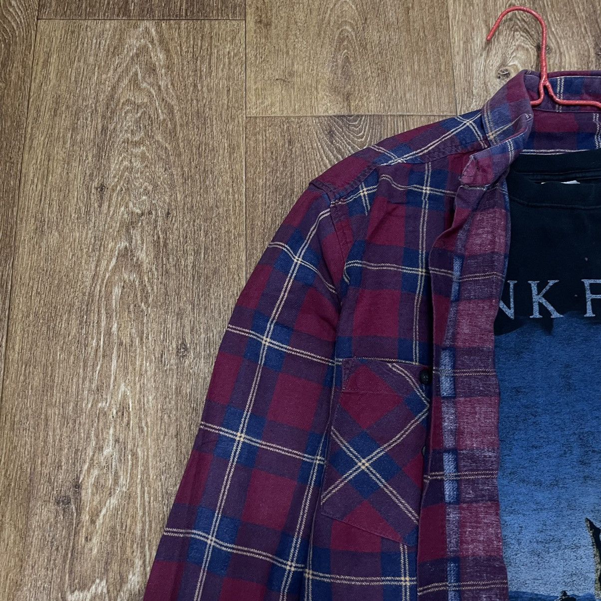 Flannel Vintage 90s Plaid Flannel Travis Scott Shirt Checkered Size US M / EU 48-50 / 2 - 6 Thumbnail