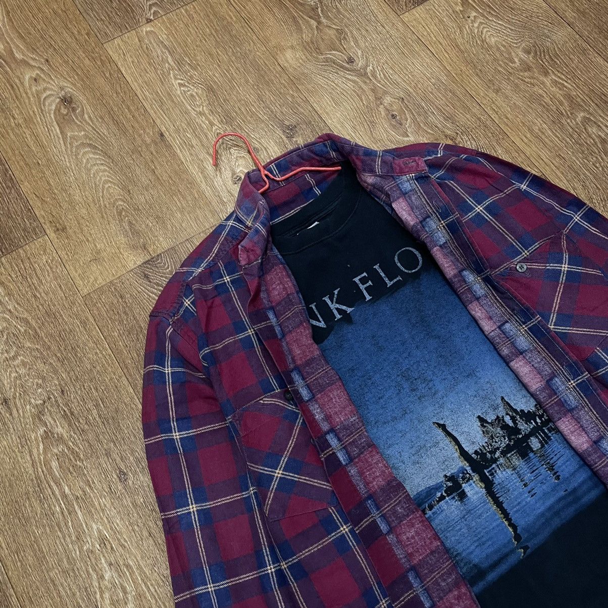 Flannel Vintage 90s Plaid Flannel Travis Scott Shirt Checkered Size US M / EU 48-50 / 2 - 7 Thumbnail