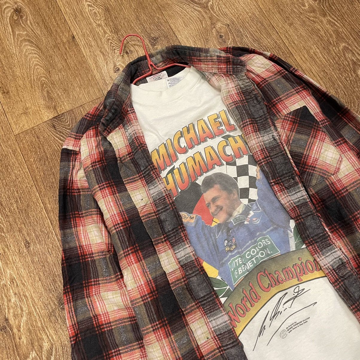 Vintage Vintage 90s Checkered Shirt Grunge Skate Oversized Washed XL Size US XL / EU 56 / 4 - 5 Thumbnail