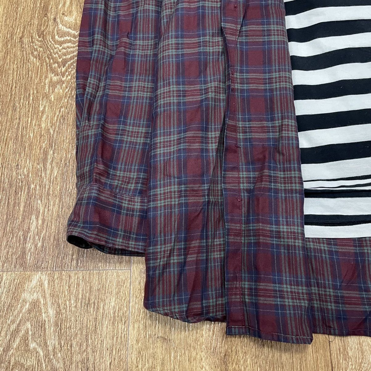 Vintage Vintage 90s Striped Graphic Tee Grunge Skate Aesthetic XL Size US XL / EU 56 / 4 - 4 Thumbnail