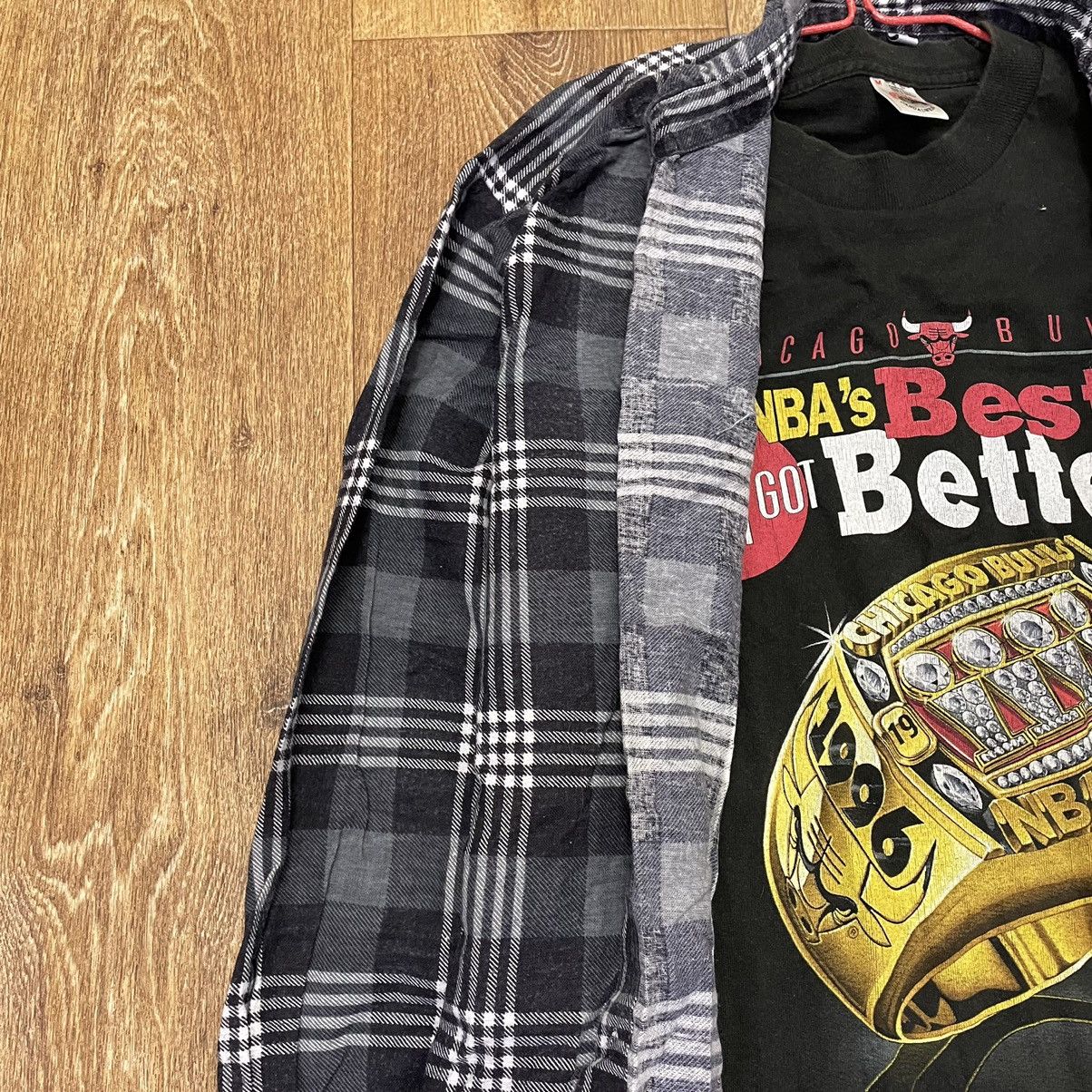 Flannel Vintage Flannel Checkered Shirt Travis Style Size US XXL / EU 58 / 5 - 4 Thumbnail