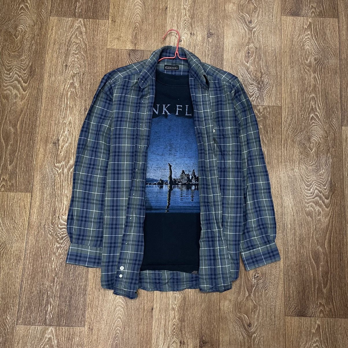 Flannel Vintage Flannel Shirt Travis Scott Style Streetwear Hype Size US S / EU 44-46 / 1 - 1 Thumbnail