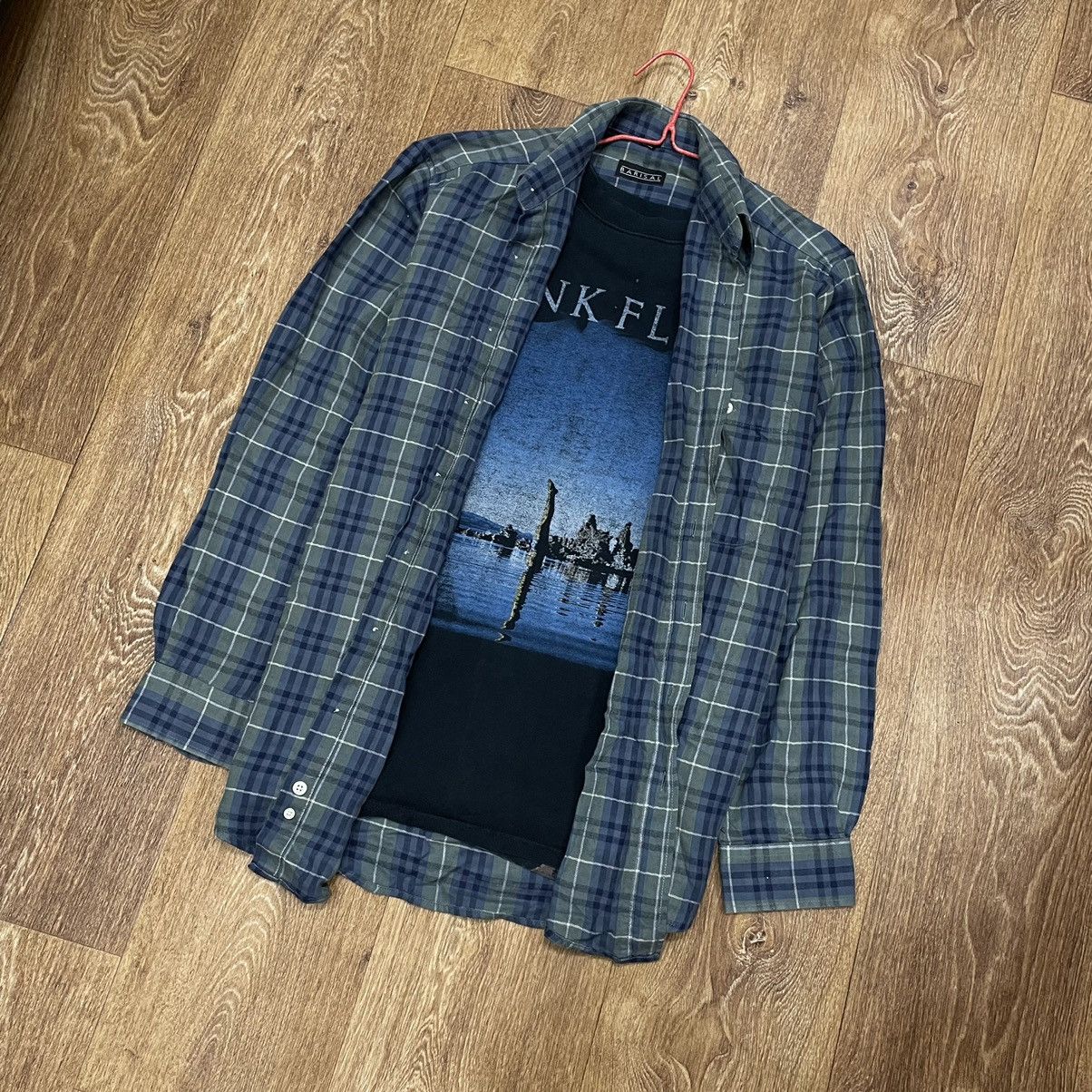 Flannel Vintage Flannel Shirt Travis Scott Style Streetwear Hype Size US S / EU 44-46 / 1 - 2 Thumbnail