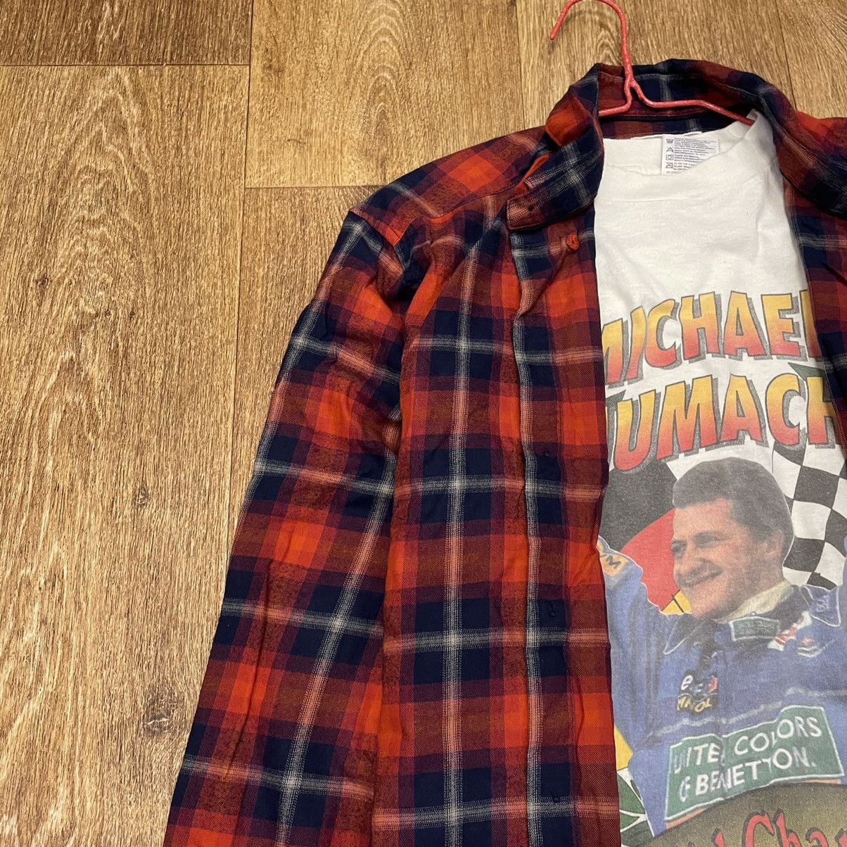 Flannel Vintage Flannel Shirt Travis Scott Style Size US L / EU 52-54 / 3 - 4 Thumbnail