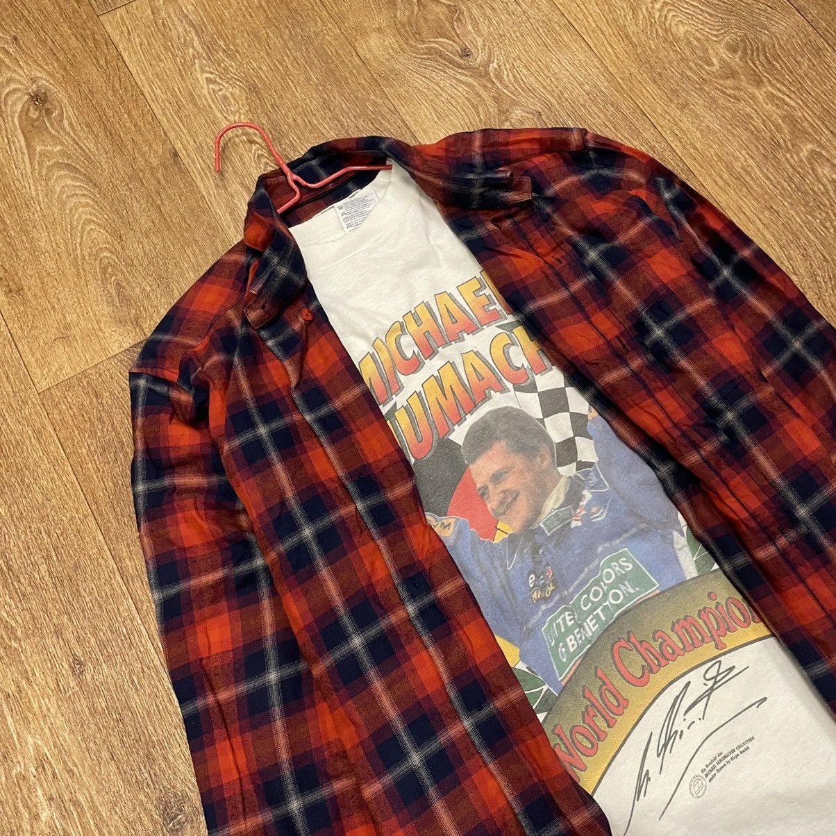 Flannel Vintage Flannel Shirt Travis Scott Style Size US L / EU 52-54 / 3 - 5 Thumbnail