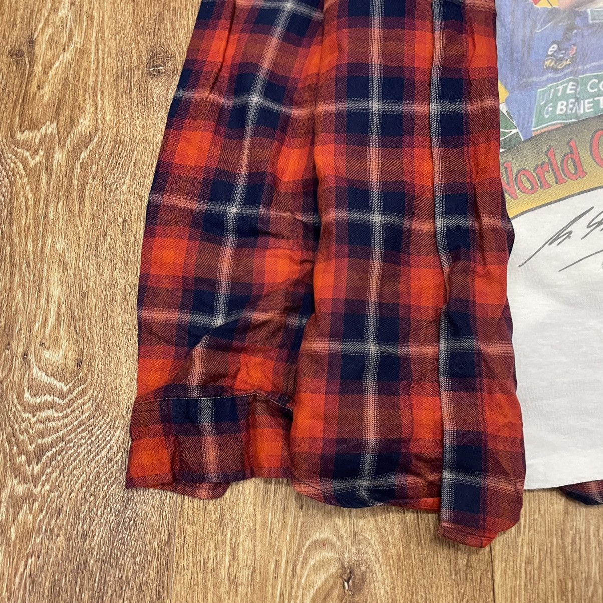 Flannel Vintage Flannel Shirt Travis Scott Style Size US L / EU 52-54 / 3 - 3 Thumbnail