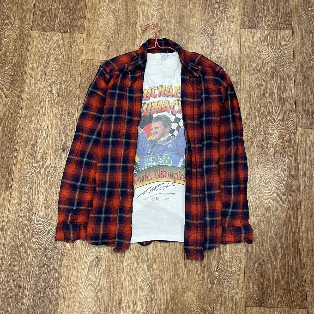 Flannel Vintage Flannel Shirt Travis Scott Style Size US L / EU 52-54 / 3 - 1 Thumbnail