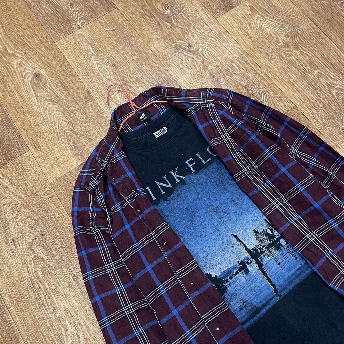 Vintage Vintage 90s Plaid Shirt Grunge Baggy Streetwear Distressed L Size US L / EU 52-54 / 3 - 1 Thumbnail