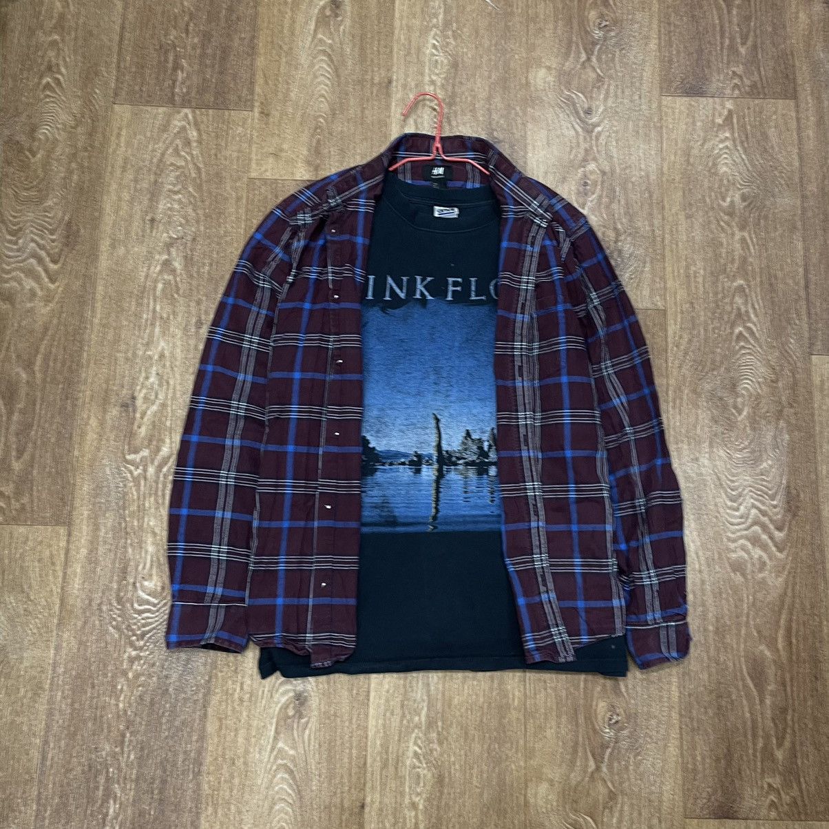 Vintage Vintage 90s Plaid Shirt Grunge Baggy Streetwear Distressed L Size US L / EU 52-54 / 3 - 2 Thumbnail