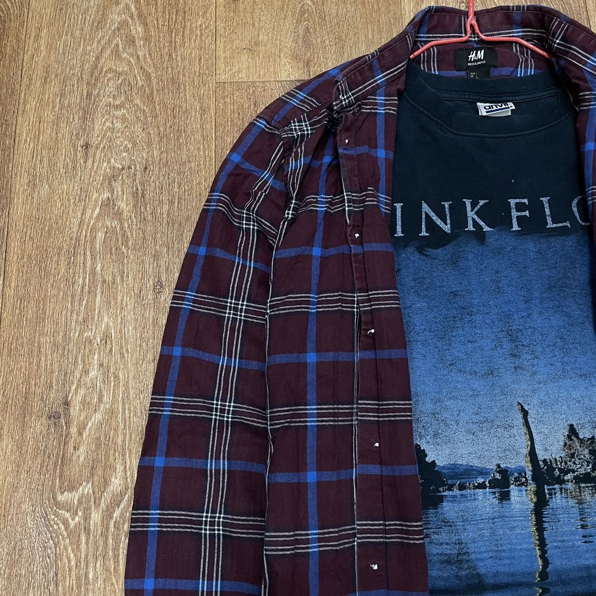 Vintage Vintage 90s Plaid Shirt Grunge Baggy Streetwear Distressed L Size US L / EU 52-54 / 3 - 6 Thumbnail