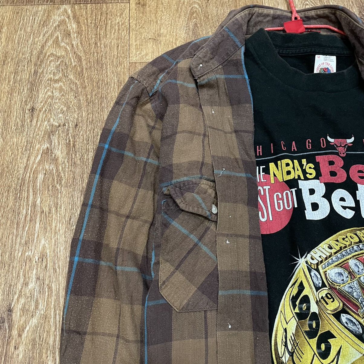 Flannel Vintage Flannel Checkered Shirt Travis Style Size US S / EU 44-46 / 1 - 4 Thumbnail