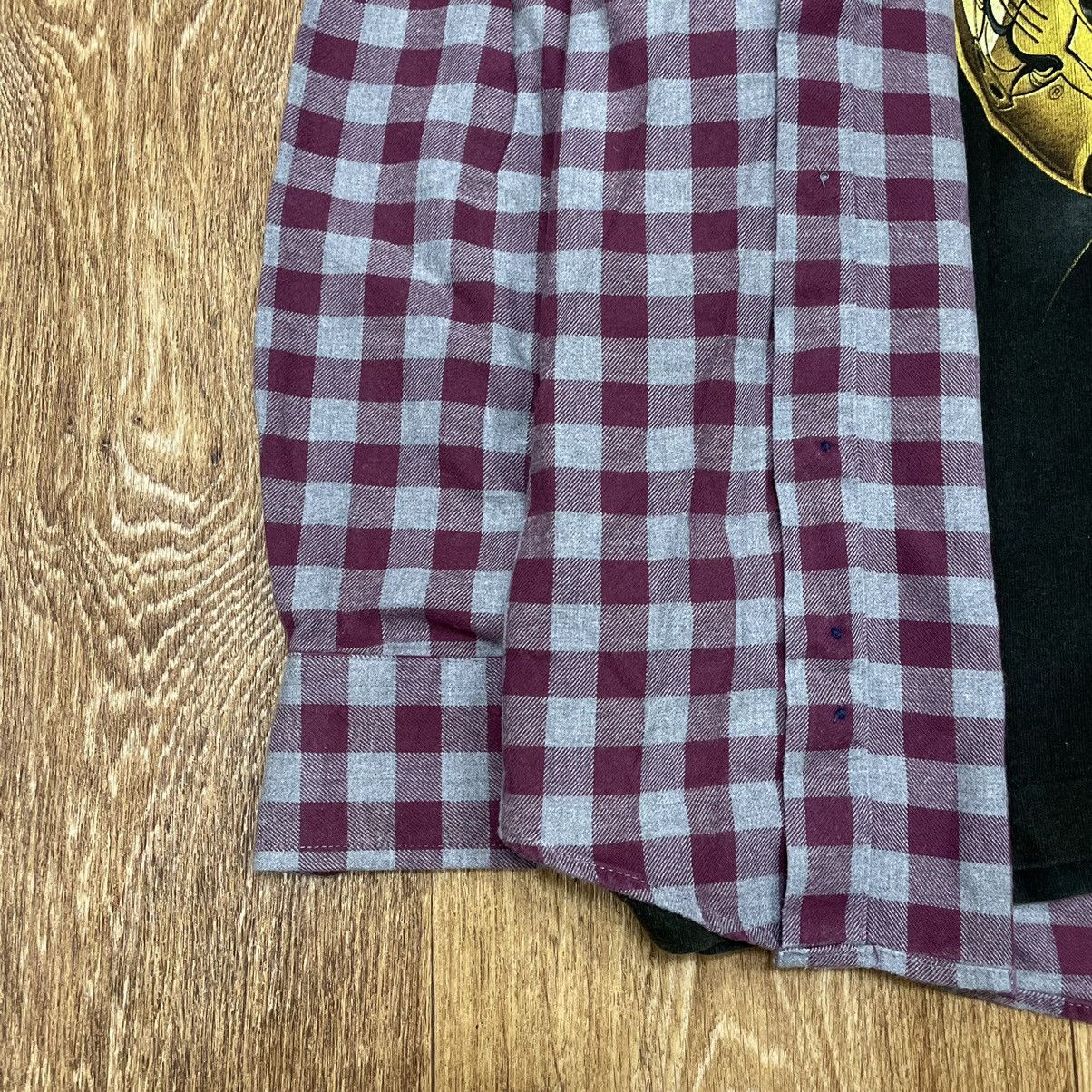 Vintage Vintage 90s Purple Plaid Flannel Shirt Y2K Streetwear Logo M Size US M / EU 48-50 / 2 - 3 Thumbnail
