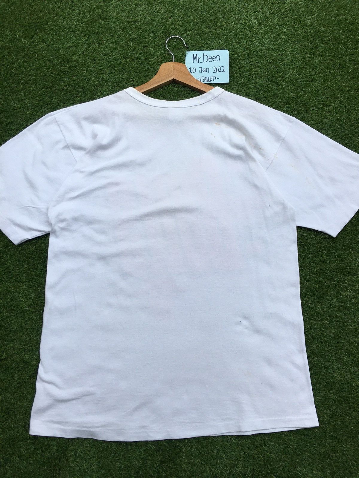 NBA Rare Vintage Chicago Bulls NBA Biglogo Tshirt Size US L / EU 52-54 / 3 - 12 Thumbnail
