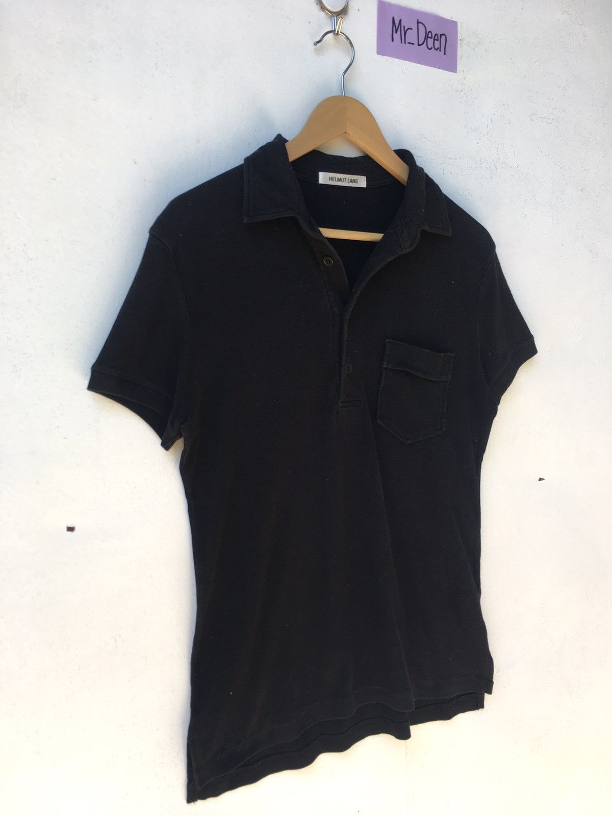 Helmut Lang Vintage Helmut Lang Plain Polo Shirt Size US S / EU 44-46 / 1 - 3 Thumbnail