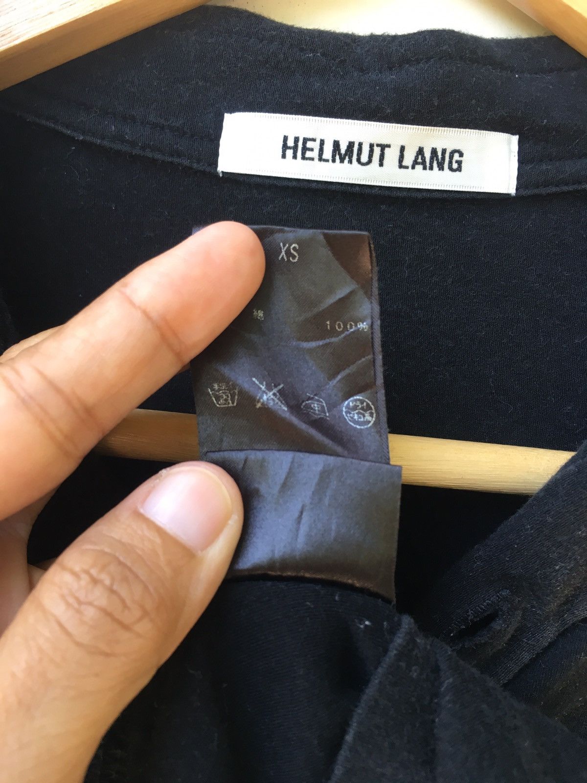 Helmut Lang Vintage Helmut Lang Plain Polo Shirt Size US S / EU 44-46 / 1 - 10 Thumbnail