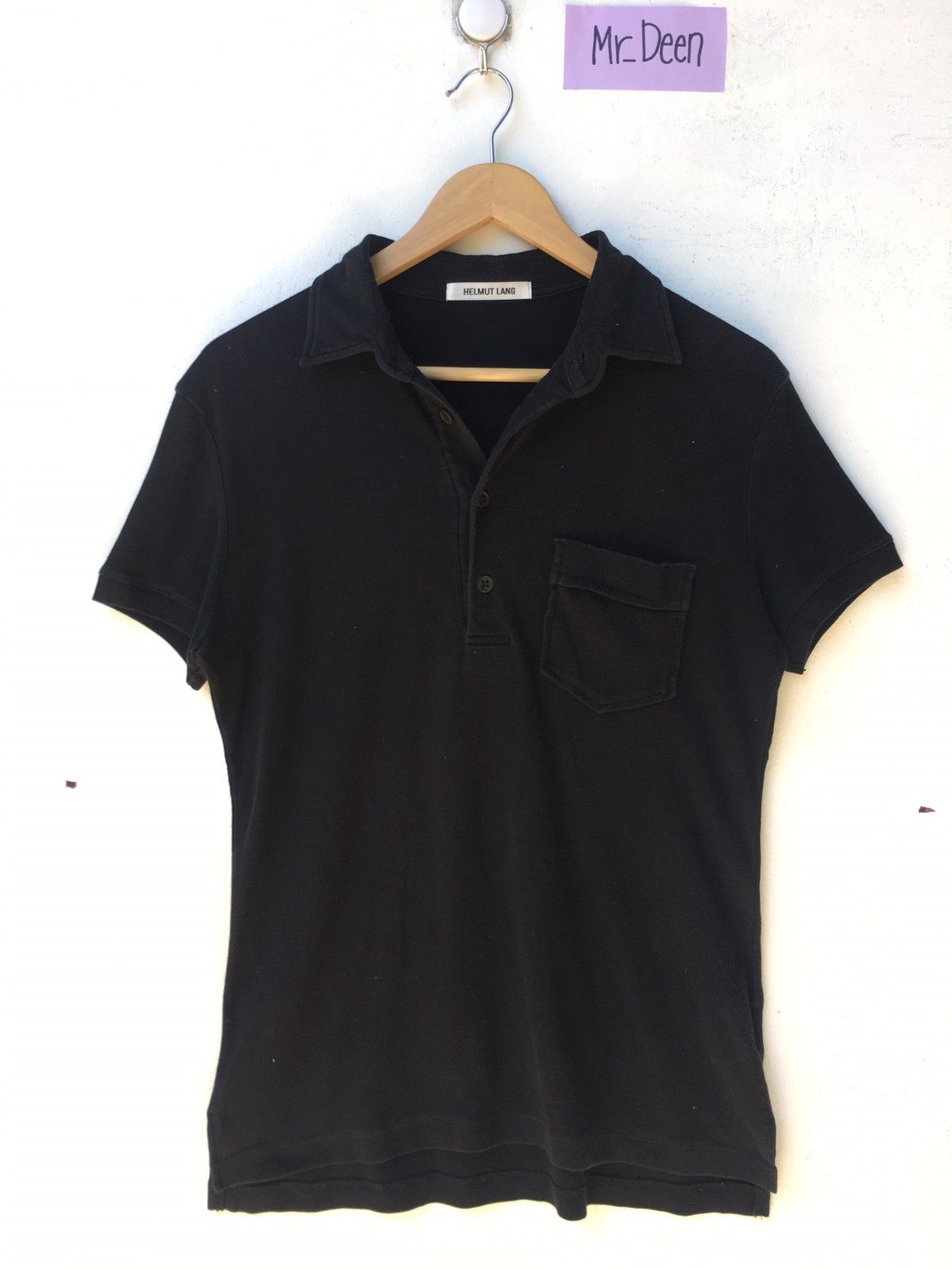 Helmut Lang Vintage Helmut Lang Plain Polo Shirt Size US S / EU 44-46 / 1 - 2 Thumbnail