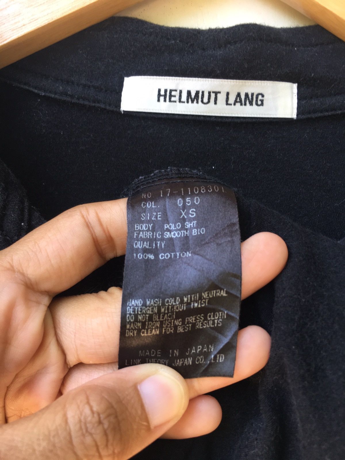 Helmut Lang Vintage Helmut Lang Plain Polo Shirt Size US S / EU 44-46 / 1 - 8 Thumbnail