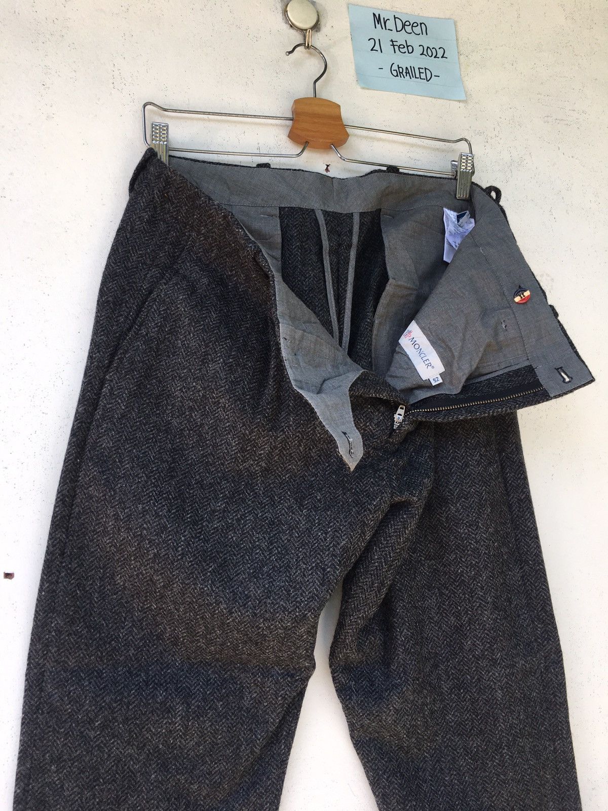 Moncler Vintage Rare Moncler Wool Pants Size US 34 / EU 50 - 1 Thumbnail