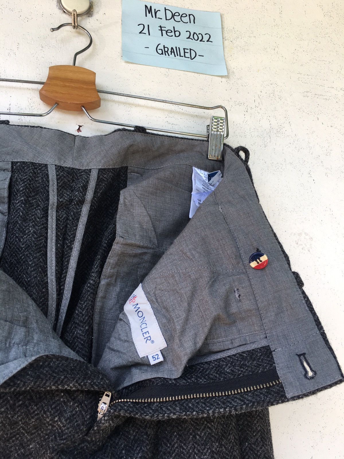 Moncler Vintage Rare Moncler Wool Pants Size US 34 / EU 50 - 8 Thumbnail