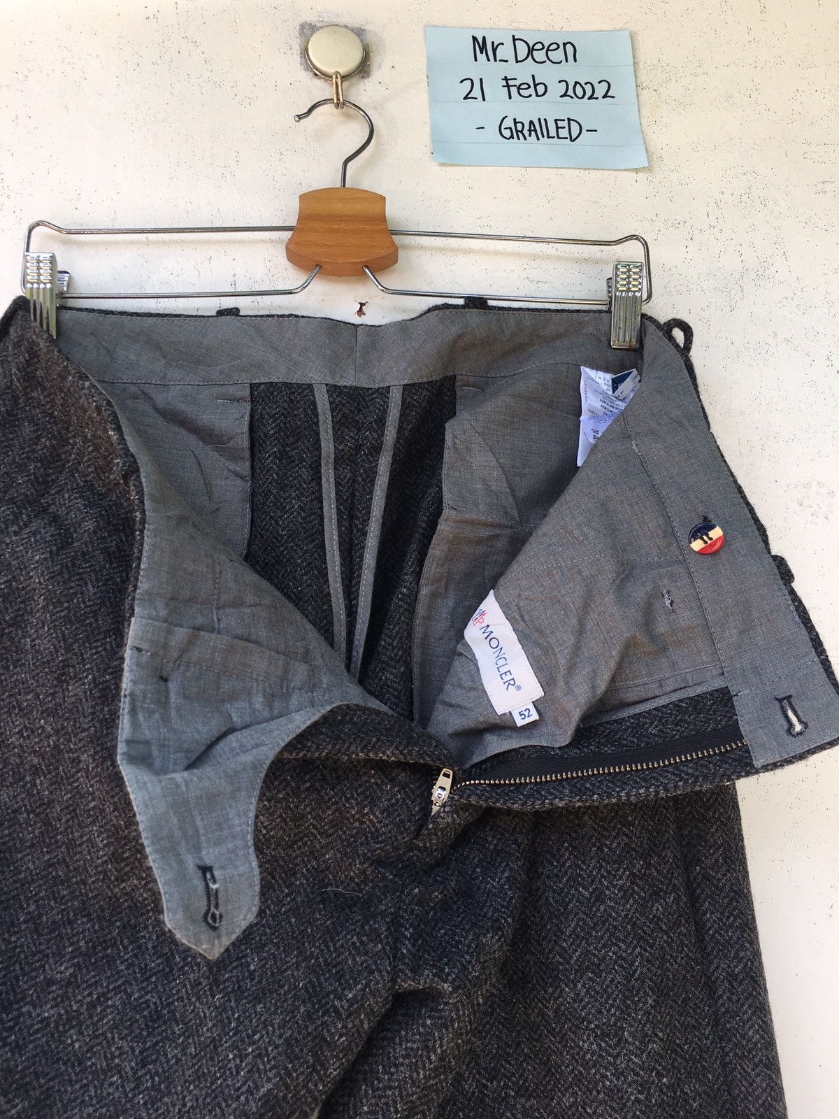 Moncler Vintage Rare Moncler Wool Pants Size US 34 / EU 50 - 7 Thumbnail