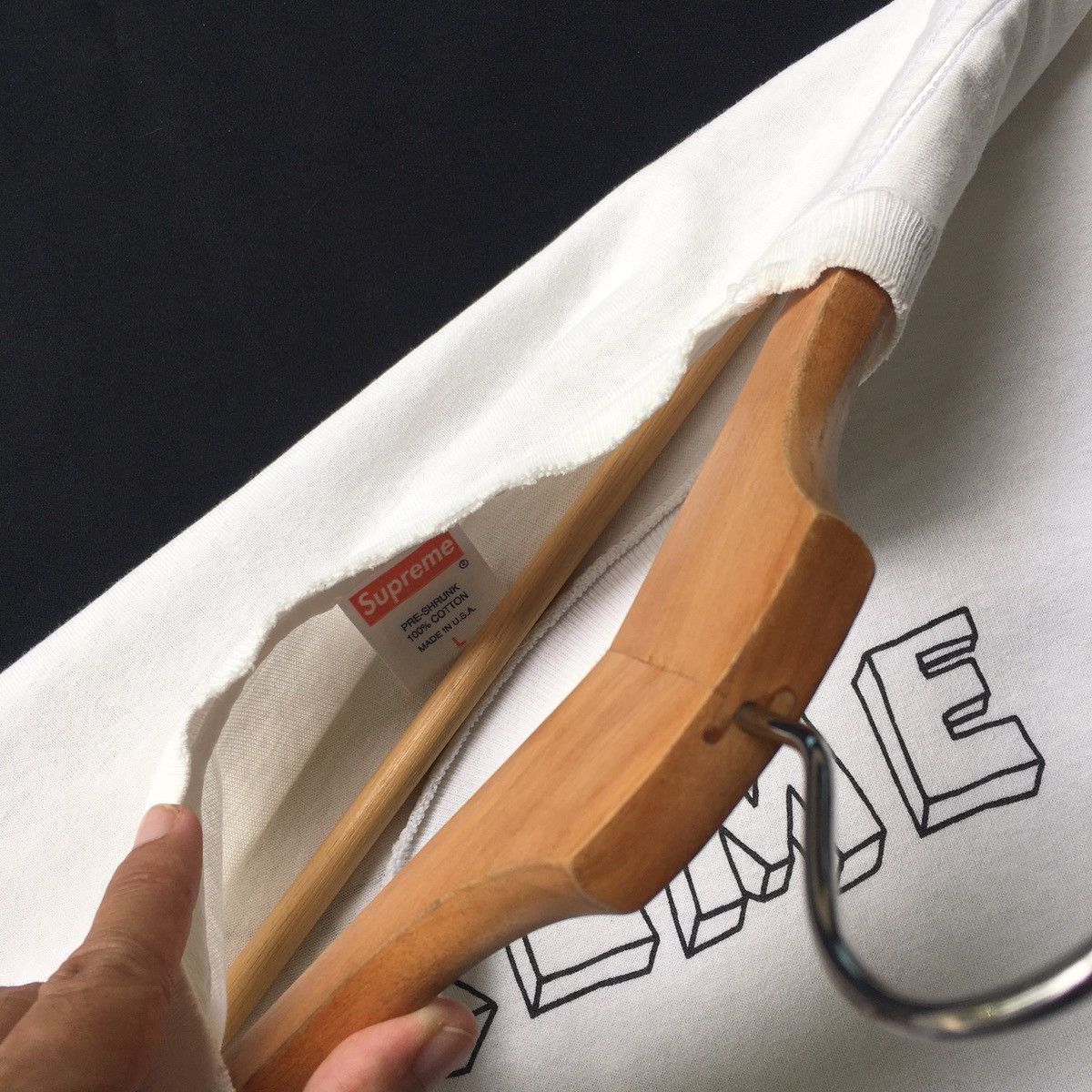 Supreme × Wtaps Rare Supreme x Wtaps Metal Militia 2007 Tshirt Size US L / EU 52-54 / 3 - 12 Thumbnail