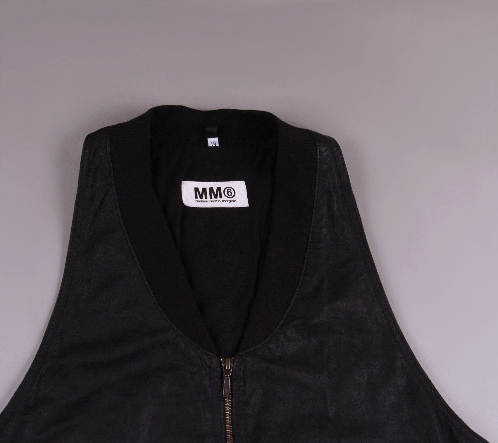 Leather jacket in black - MM 6 Maison Margiela | Mytheresa
