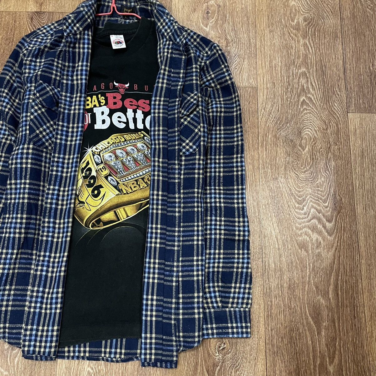 Flannel Vintage Flannel Checkered Shirt Travis Style Size US L / EU 52-54 / 3 - 2 Thumbnail