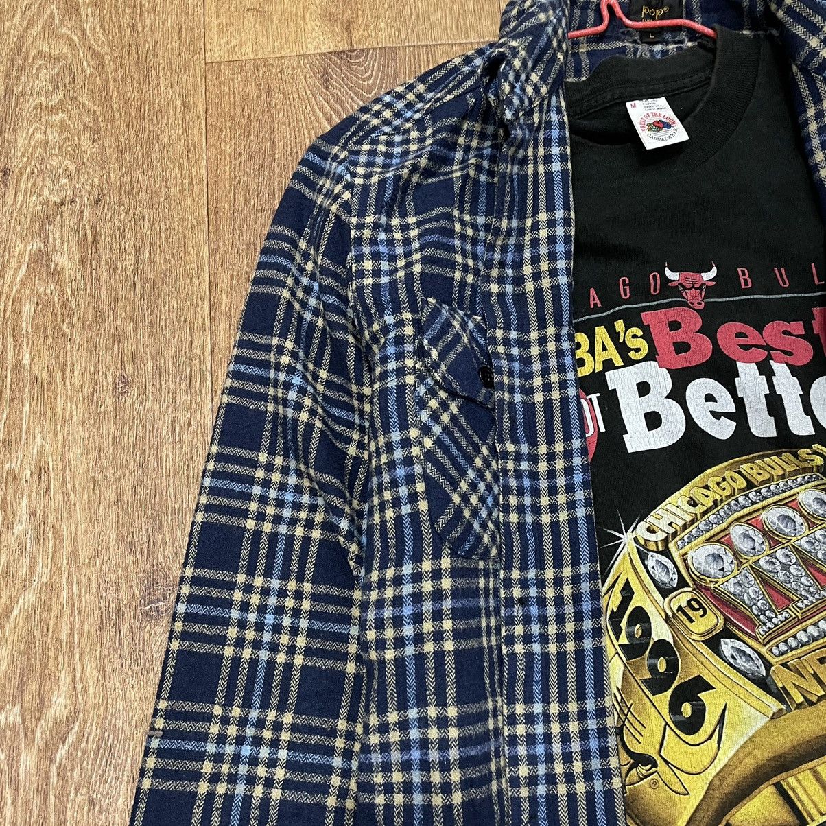 Flannel Vintage Flannel Checkered Shirt Travis Style Size US L / EU 52-54 / 3 - 4 Thumbnail